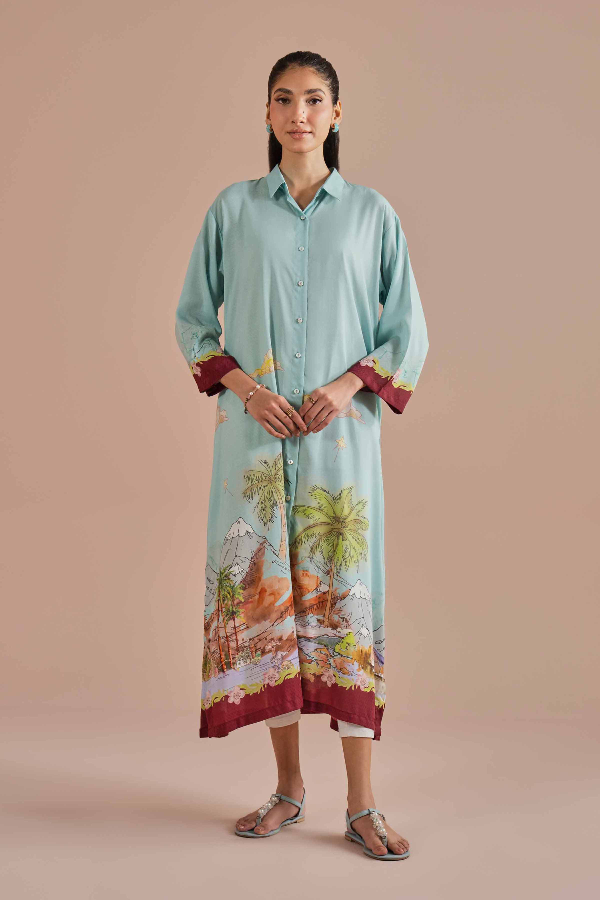 Printed Dress - AS26-14