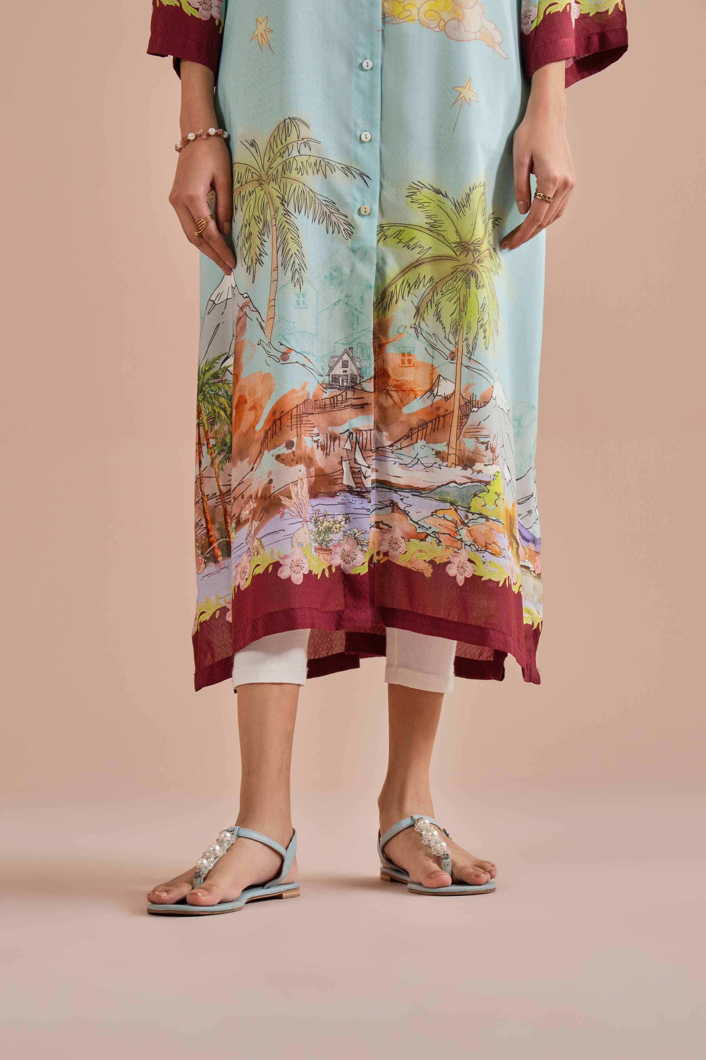 Printed Dress - AS26-14