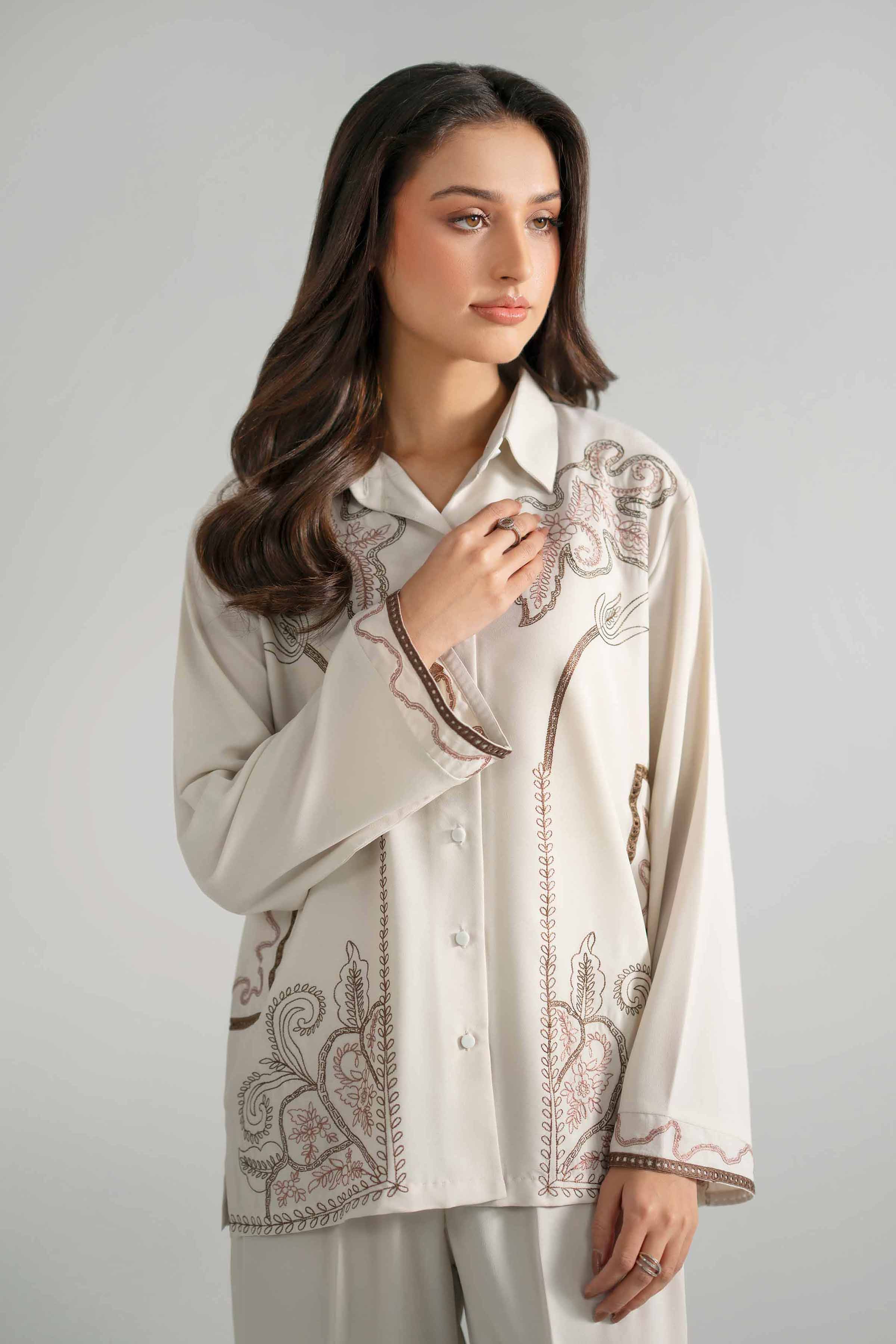 2 Piece - Embroidered Suit - AS26-26