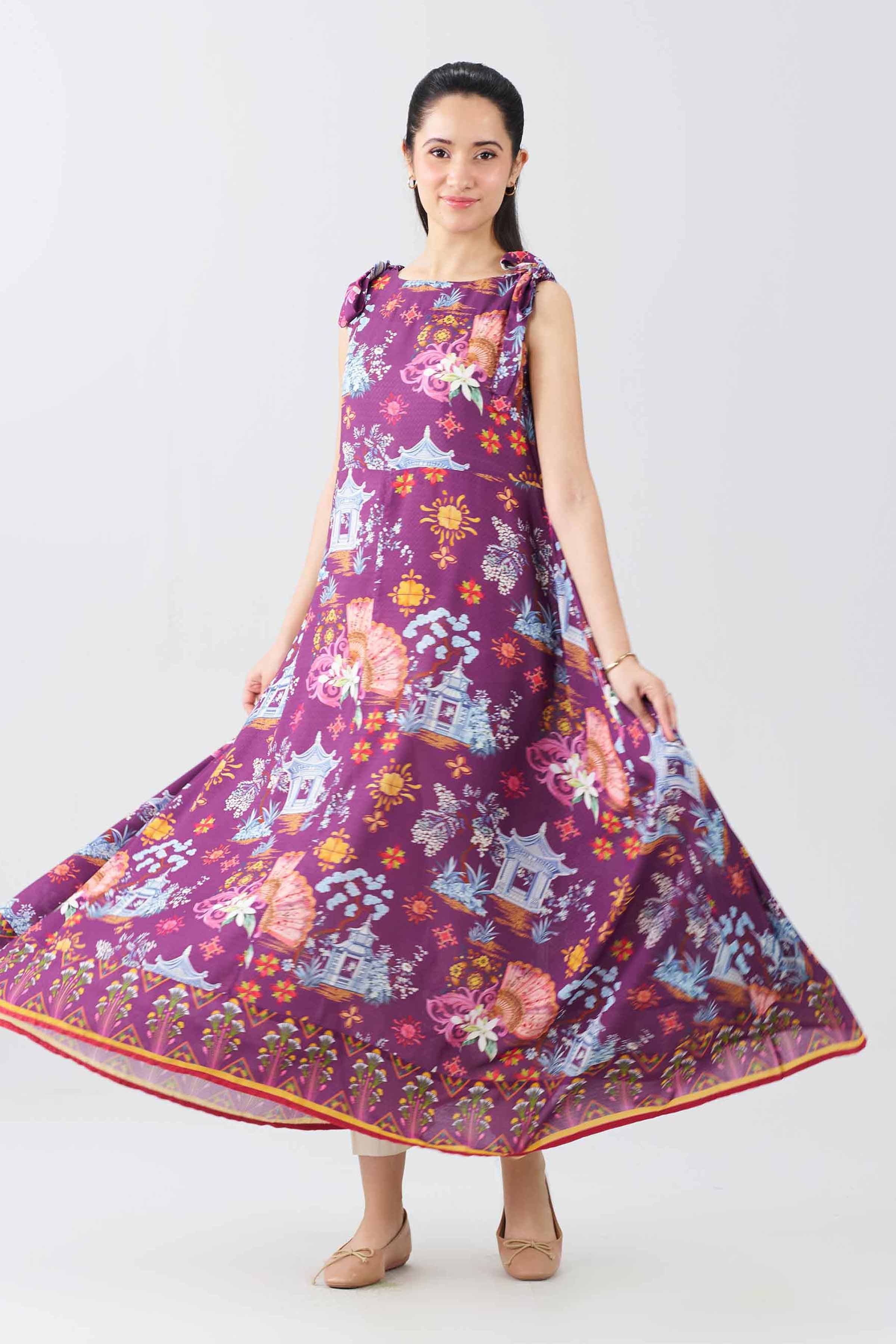 Printed Dress - AS26-51