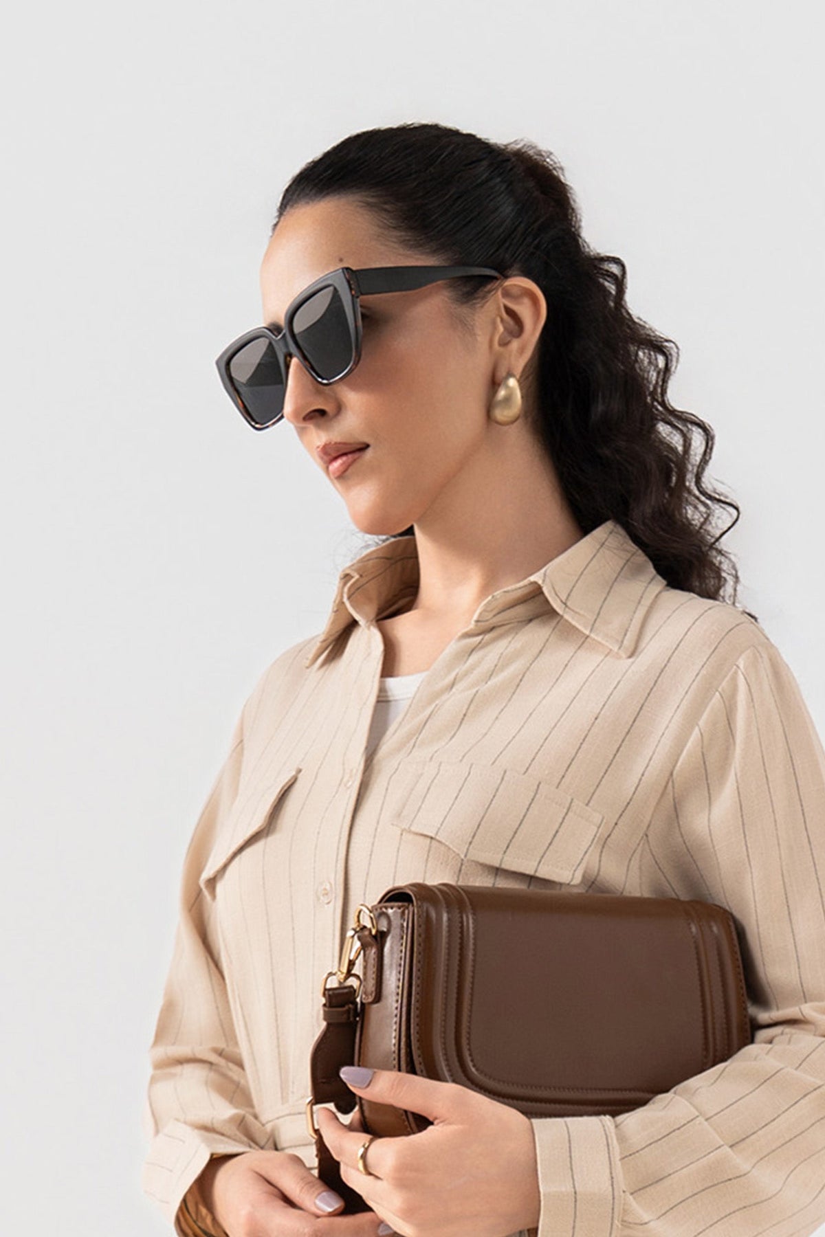 Oversized Square Sunglasses