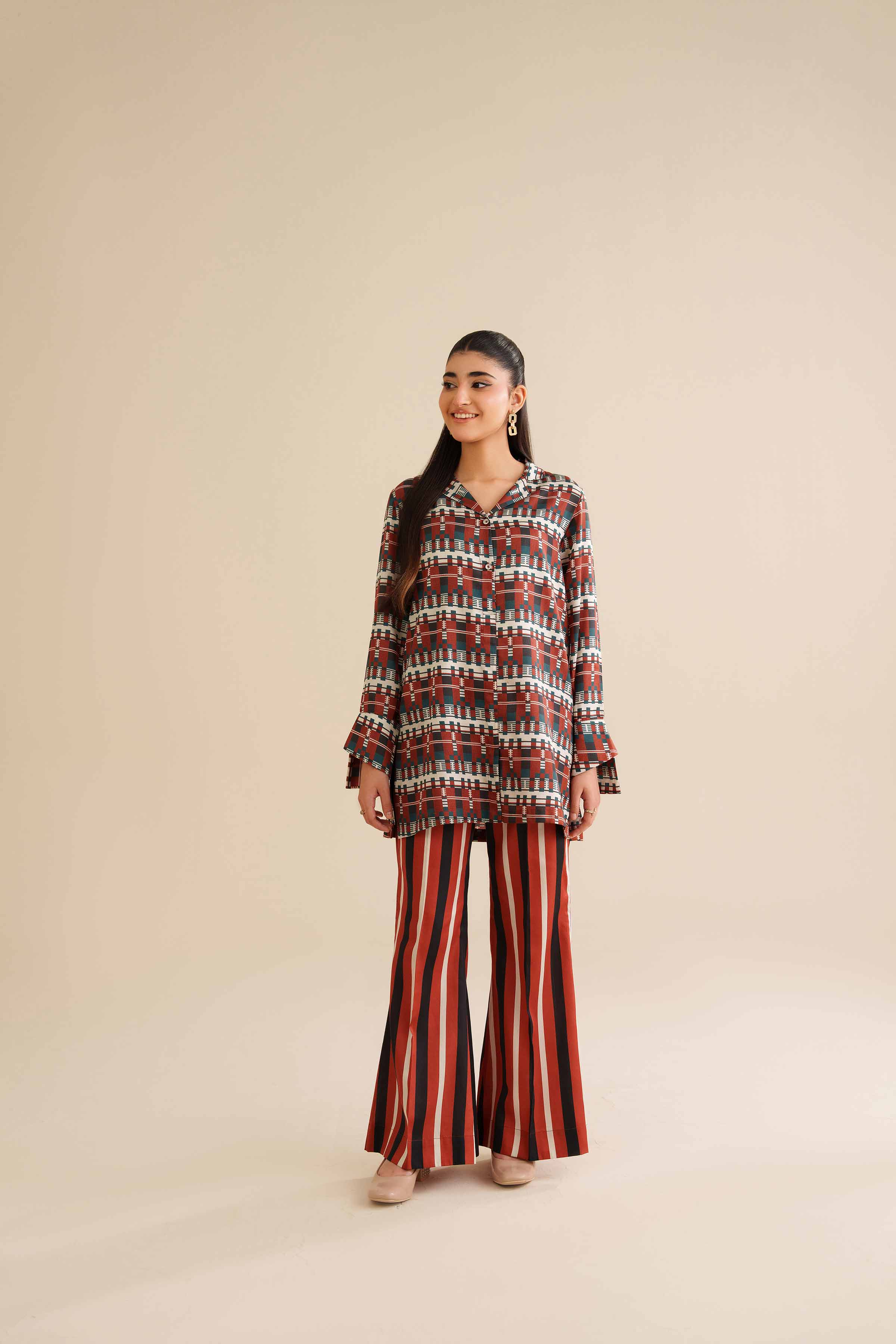 2 Piece - Printed Suit - AW25-13