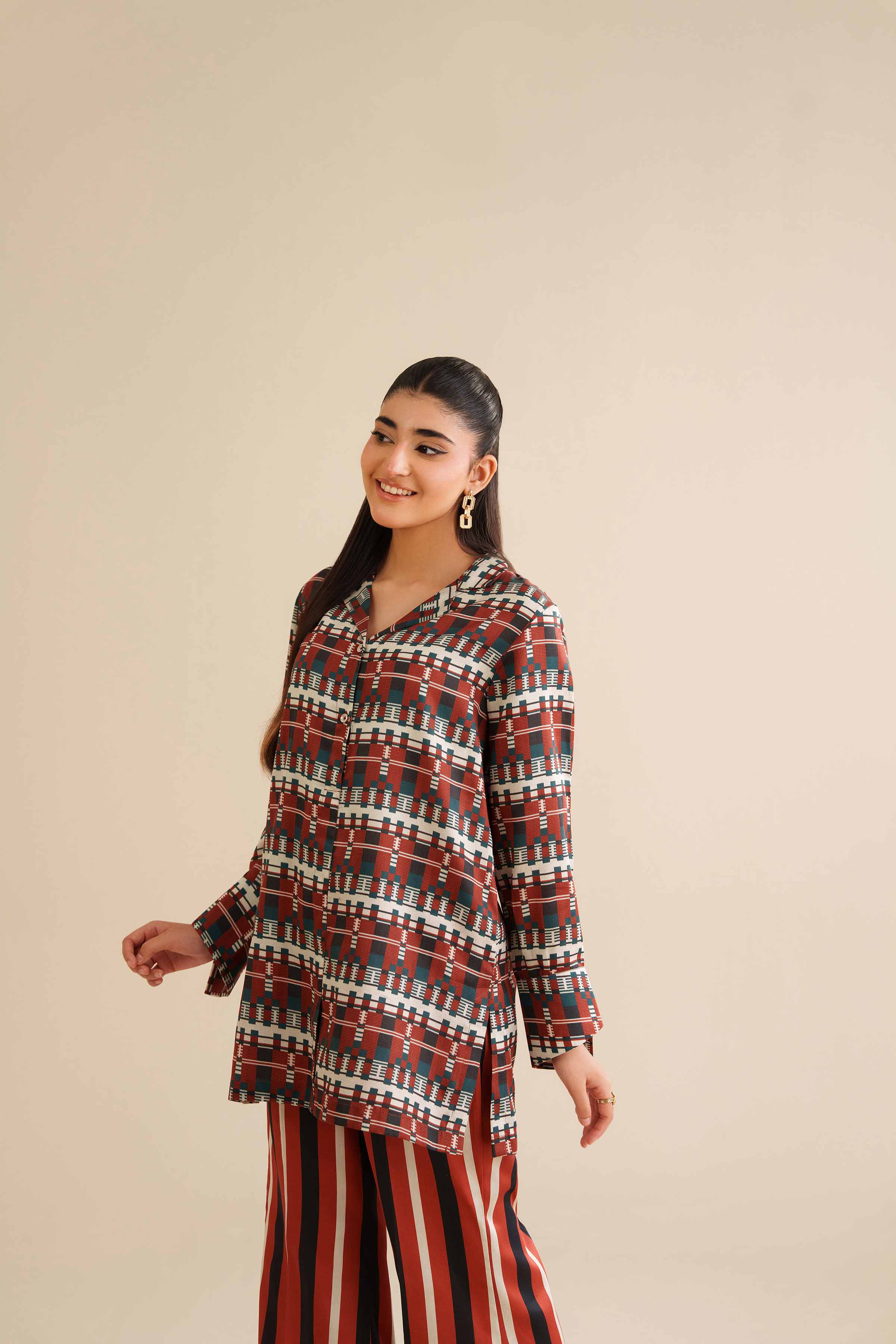 2 Piece - Printed Suit - AW25-13