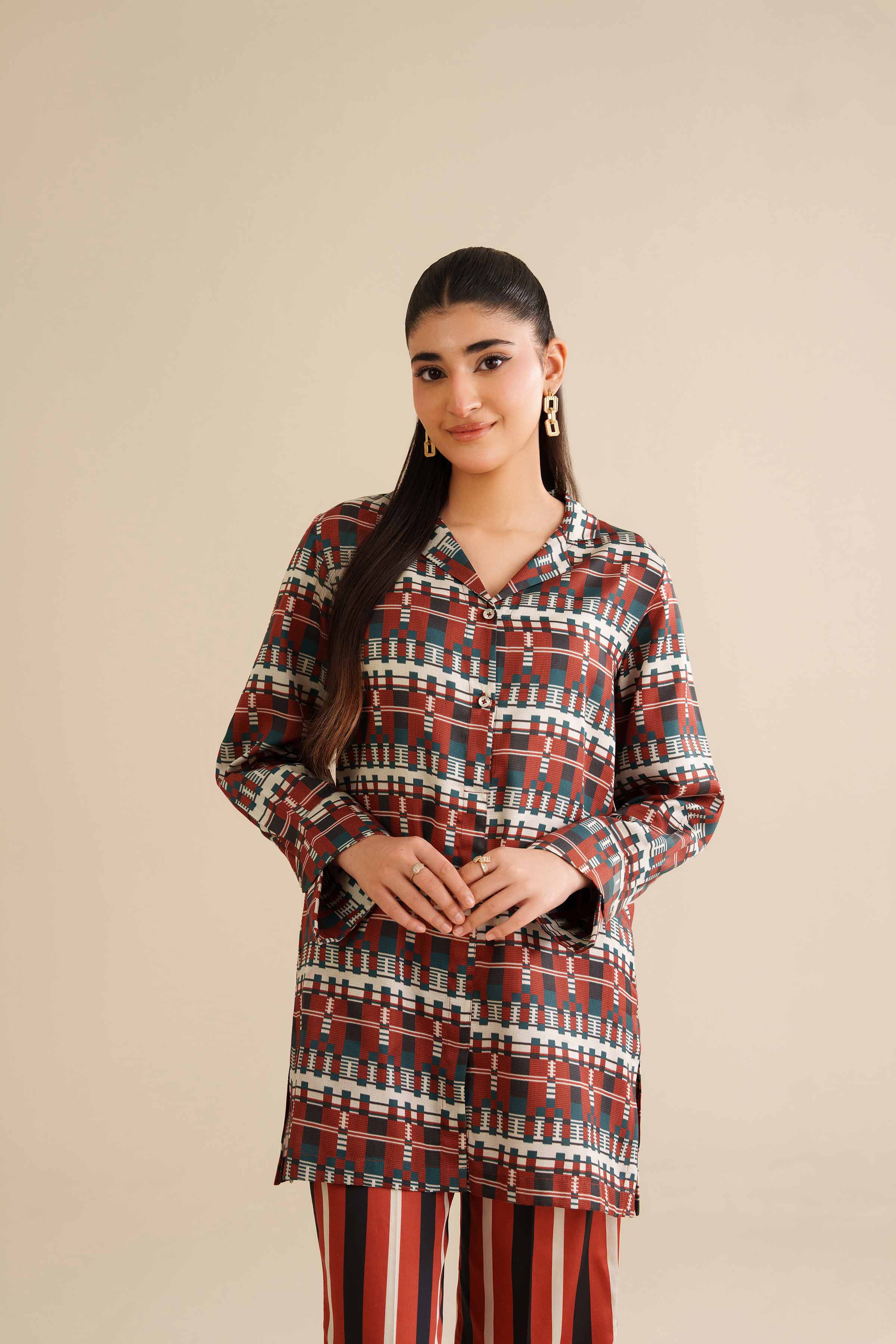 2 Piece - Printed Suit - AW25-13