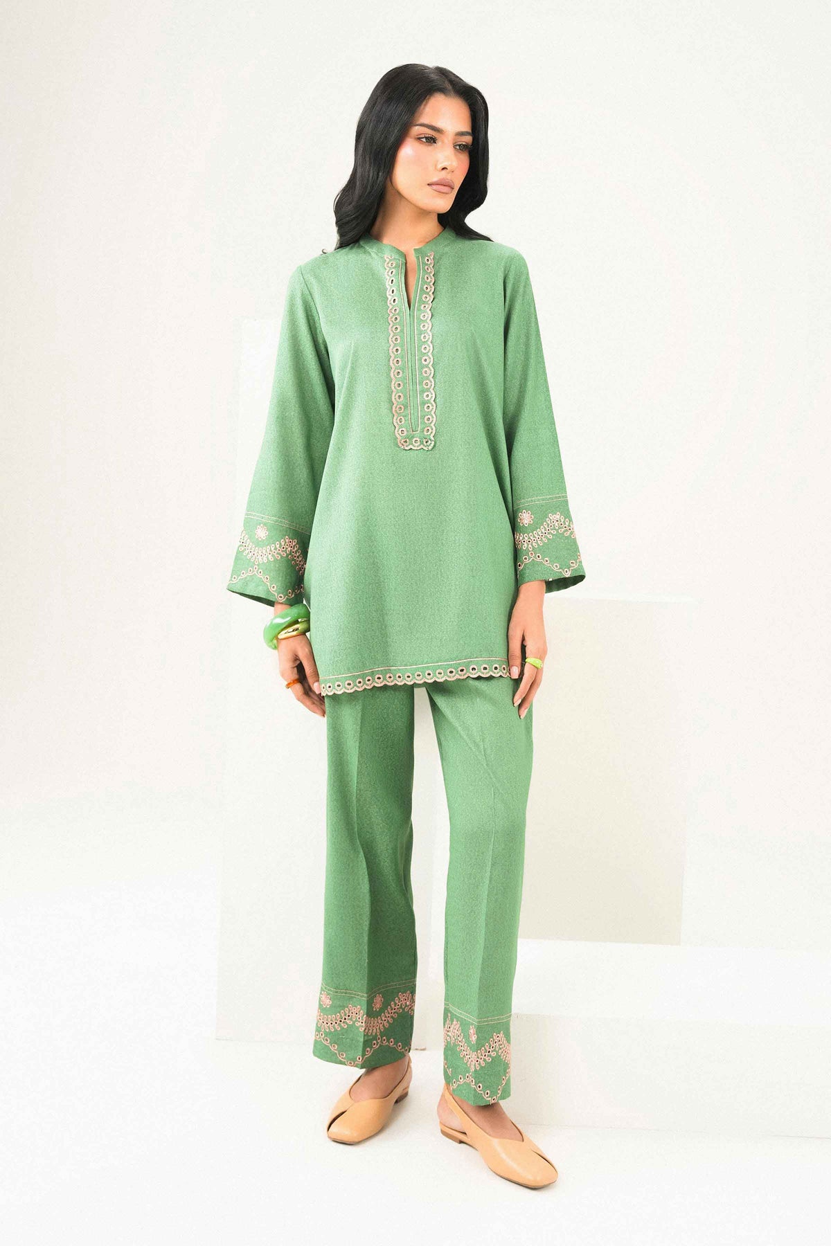 2 Piece - Embroidered Suit - AW25-31