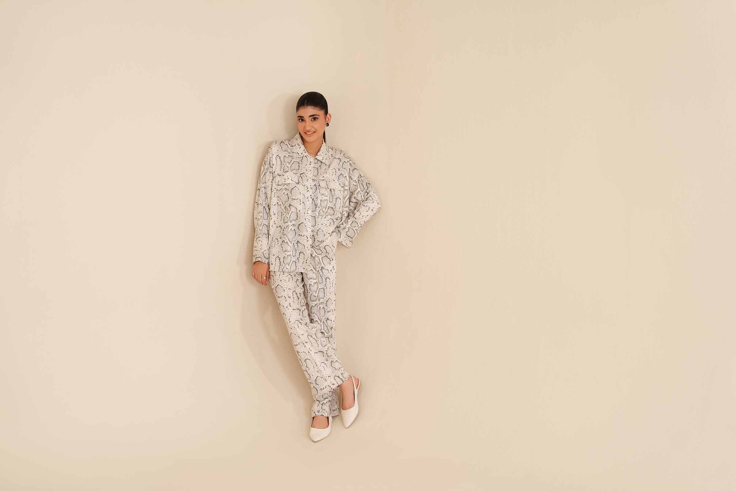 2 Piece - Printed Suit - AW25-43