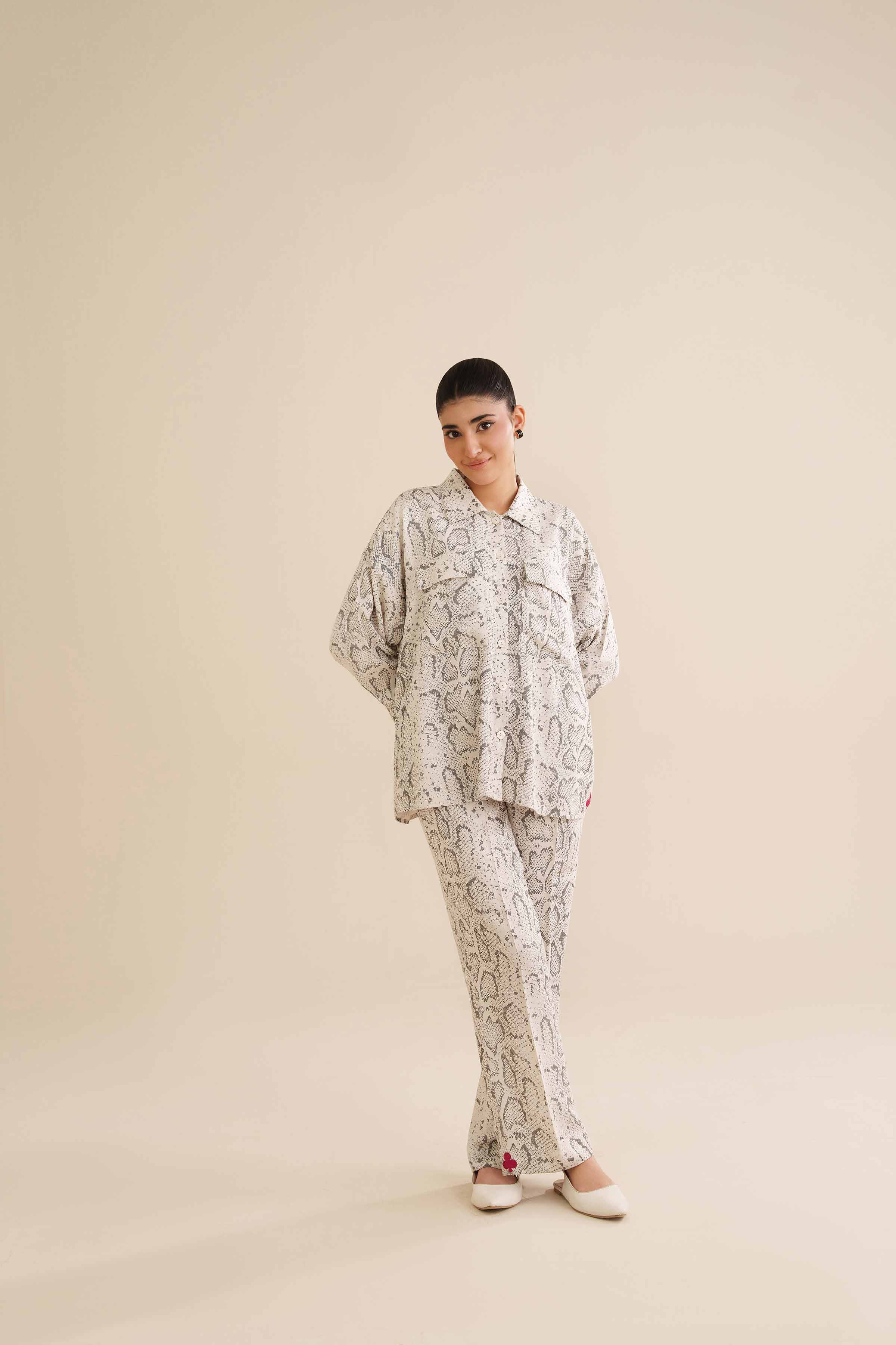 2 Piece - Printed Suit - AW25-43