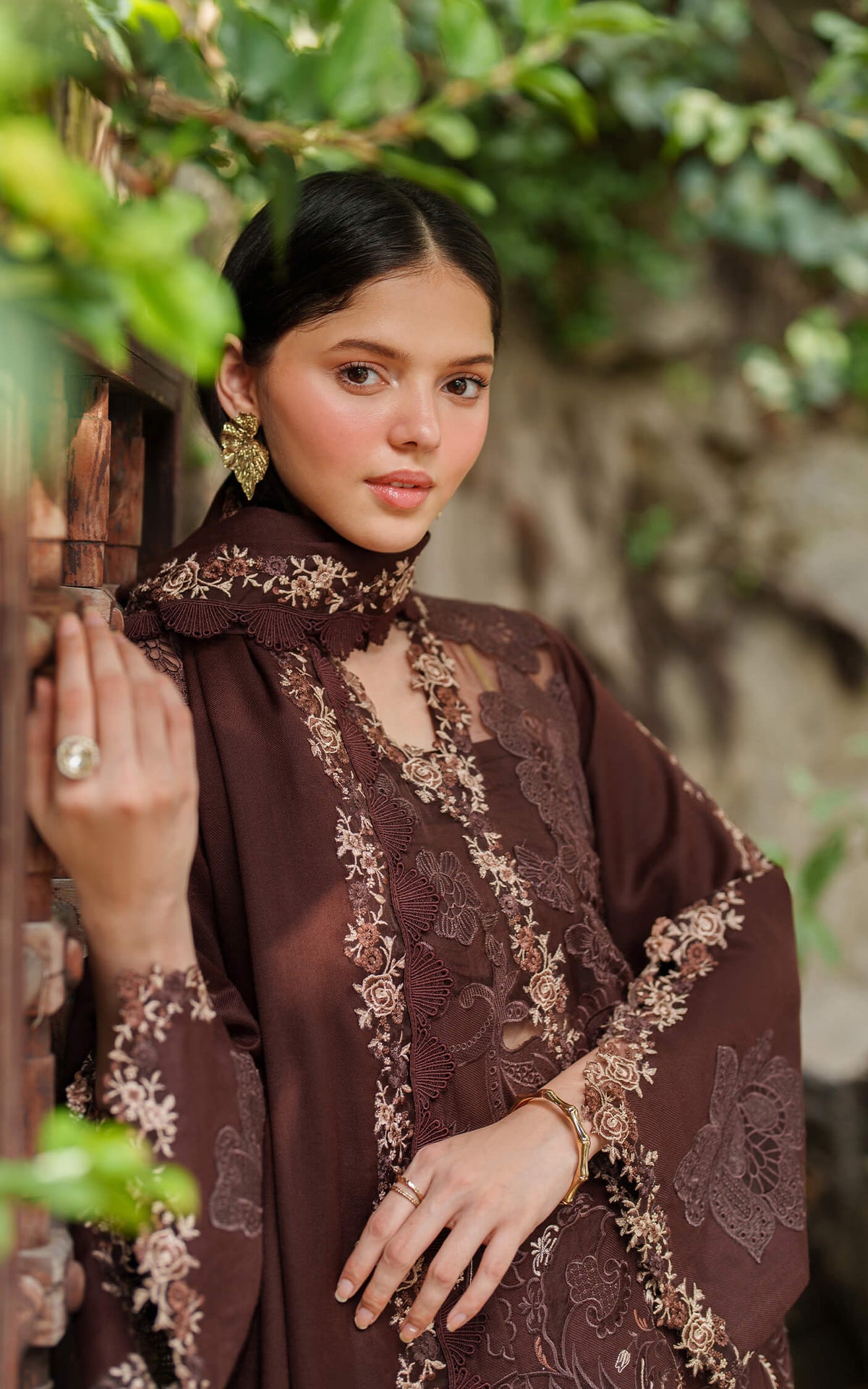 Aima LWC25-10 | 3pcs Embroidered Unstitched Winter