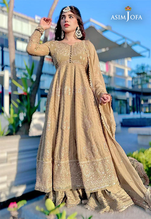 AJMQ-11 EMBROIDERED CHIFFON 3 PCS