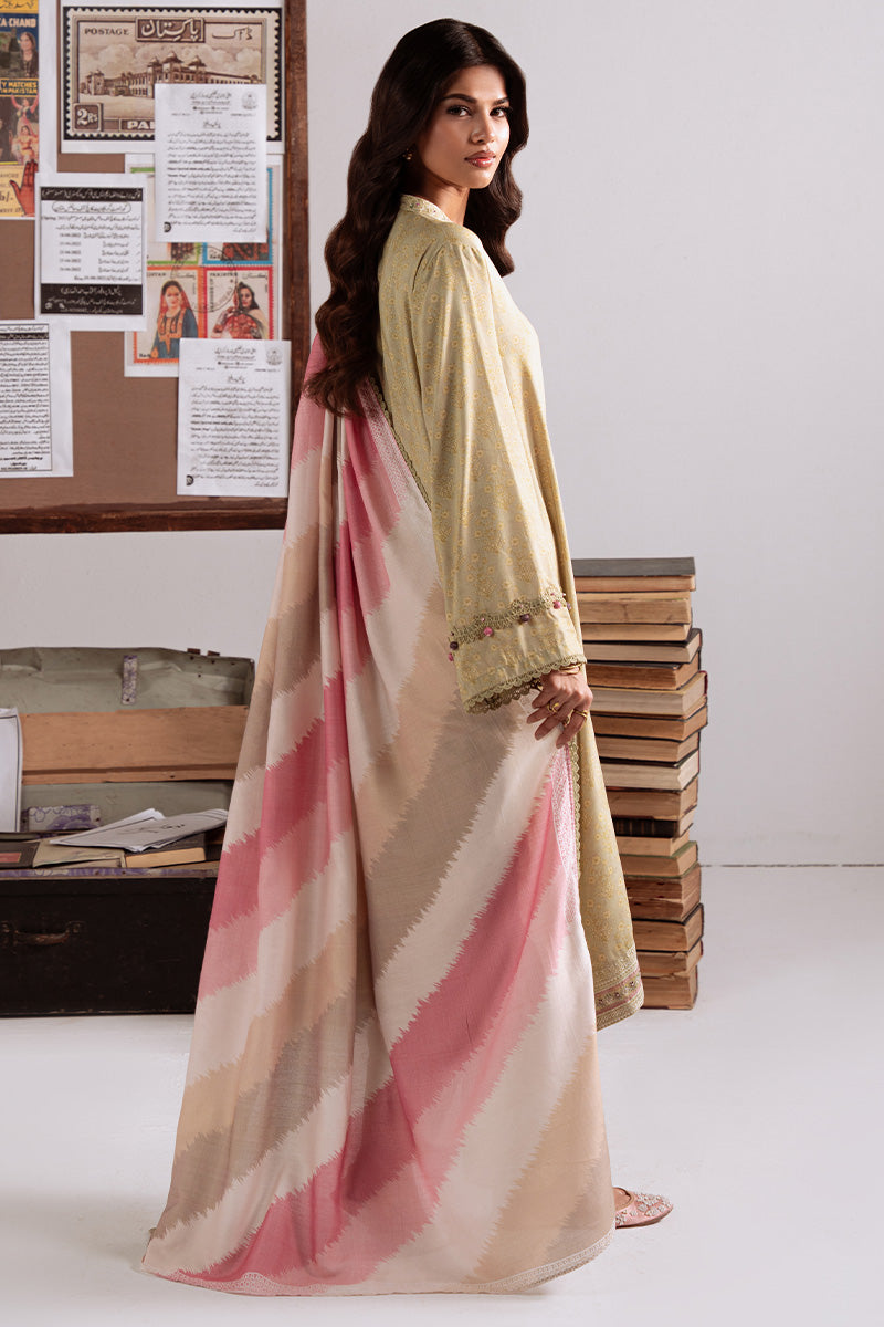 SAGE GARLAND-3PC LINEN PRINTED SUIT