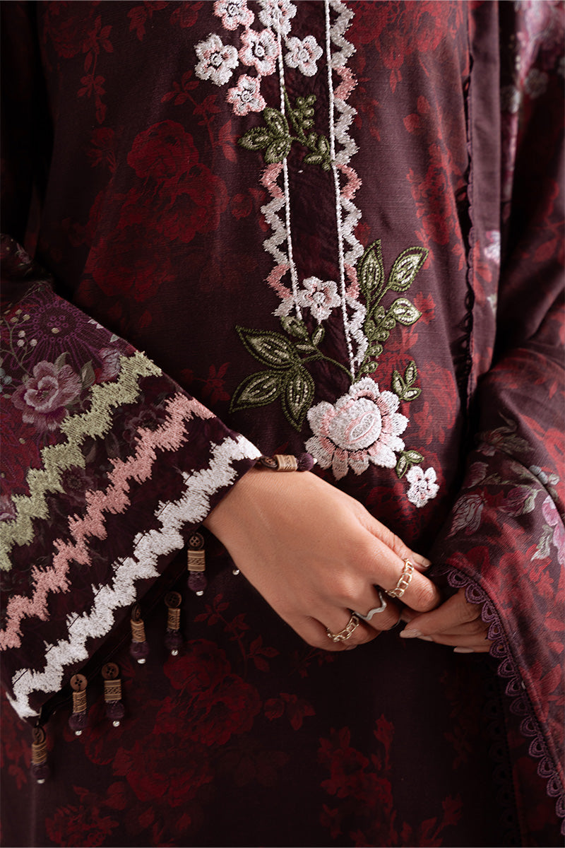 FLORAL MELODY-3PC KHADDAR PRINTED SUIT