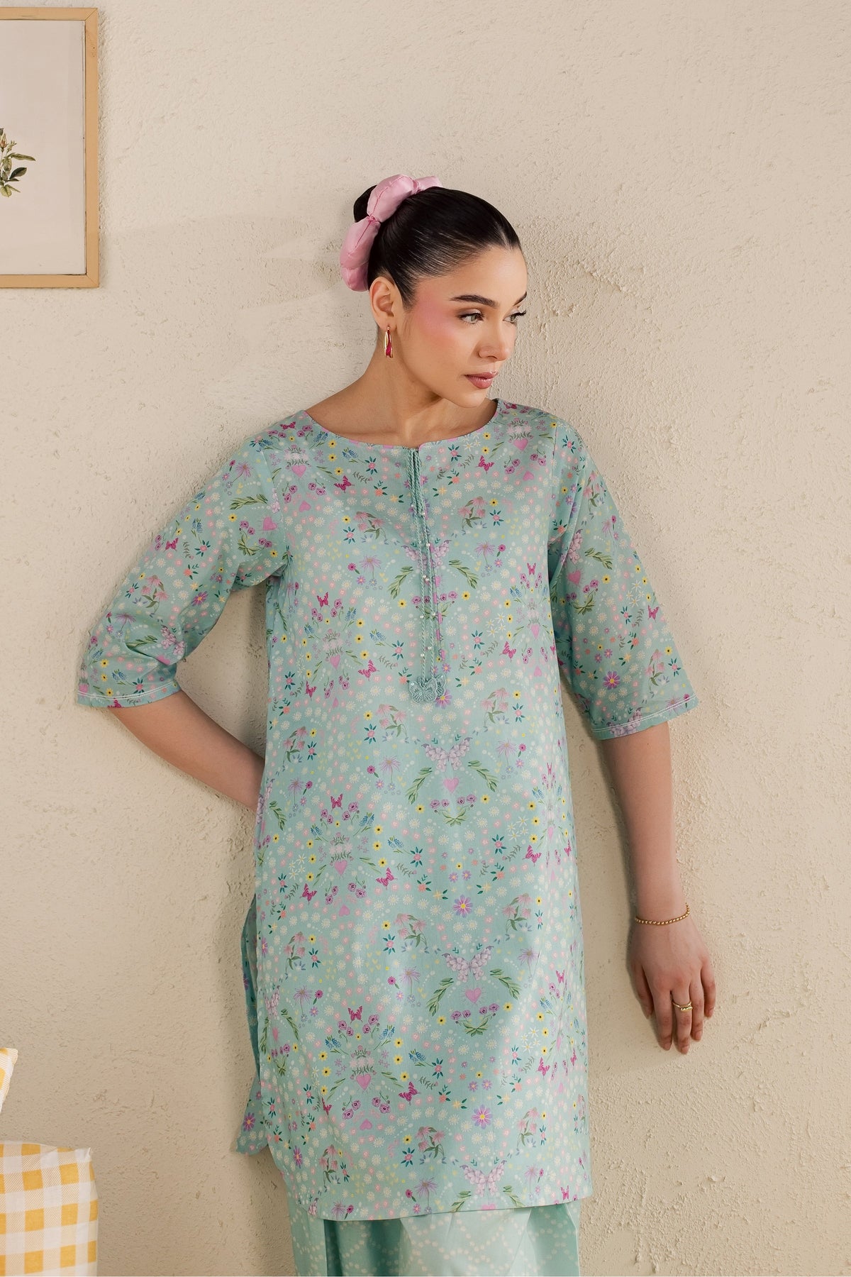 Atom 2Pc - Printed Lawn Dress