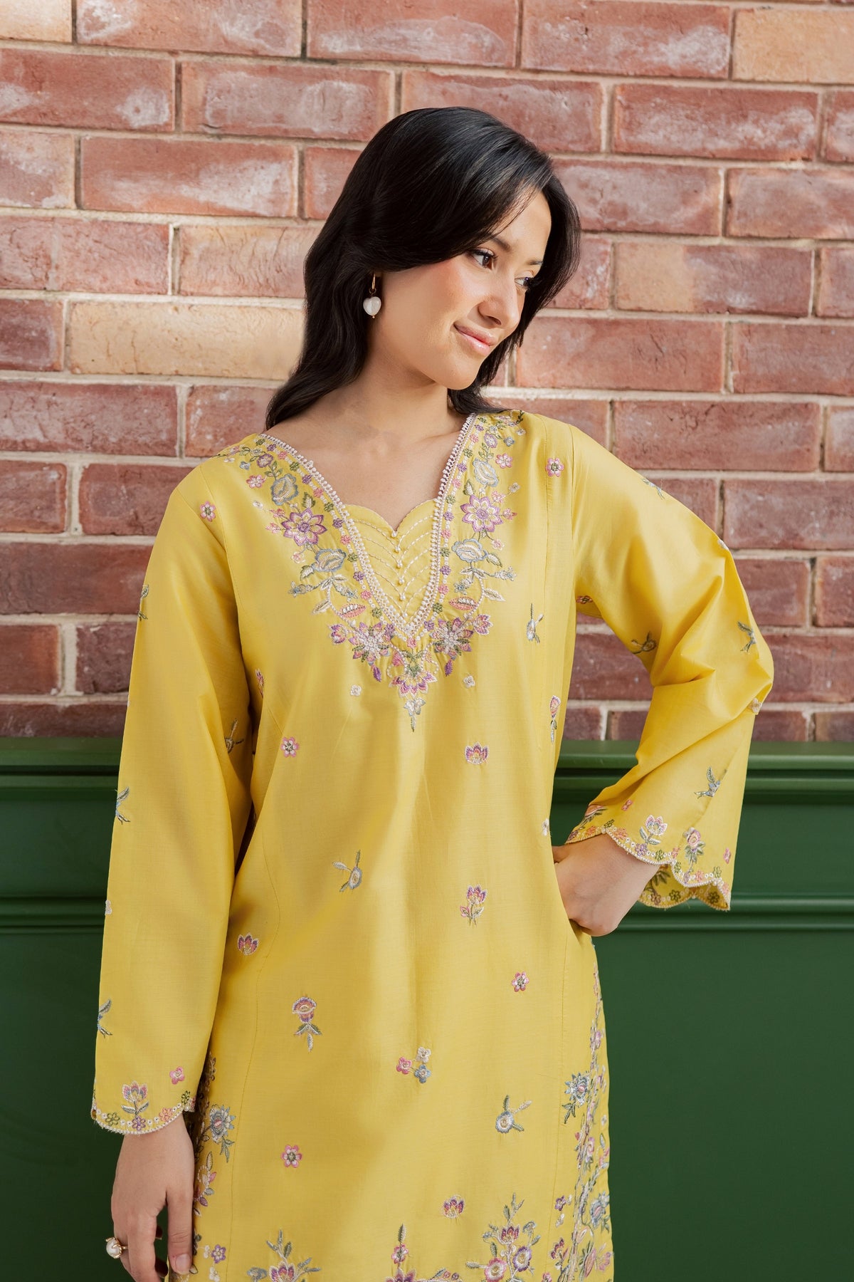Auric 2Pc - Embroidered Lawn Dress