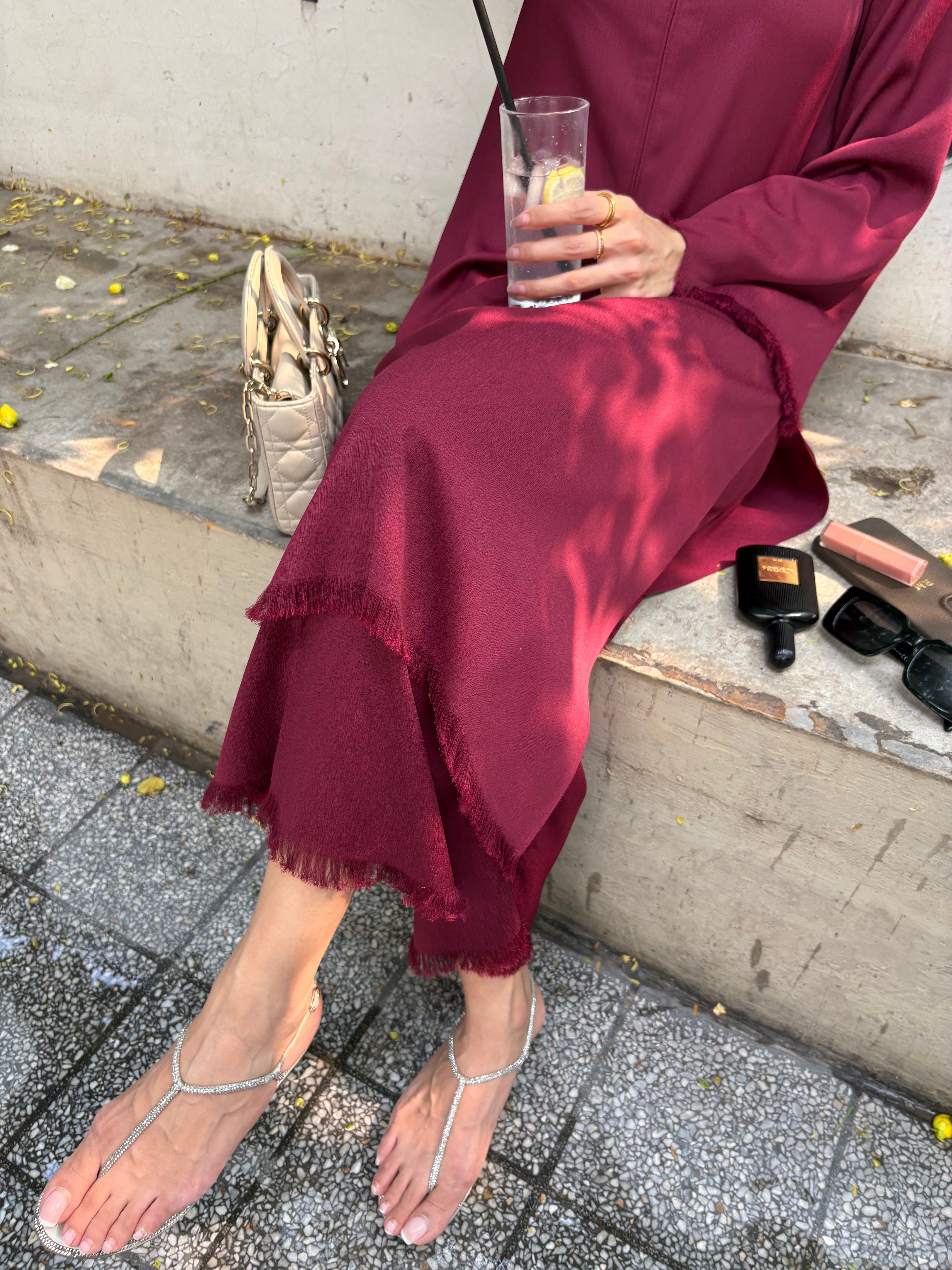 Burgundy Carlo Set