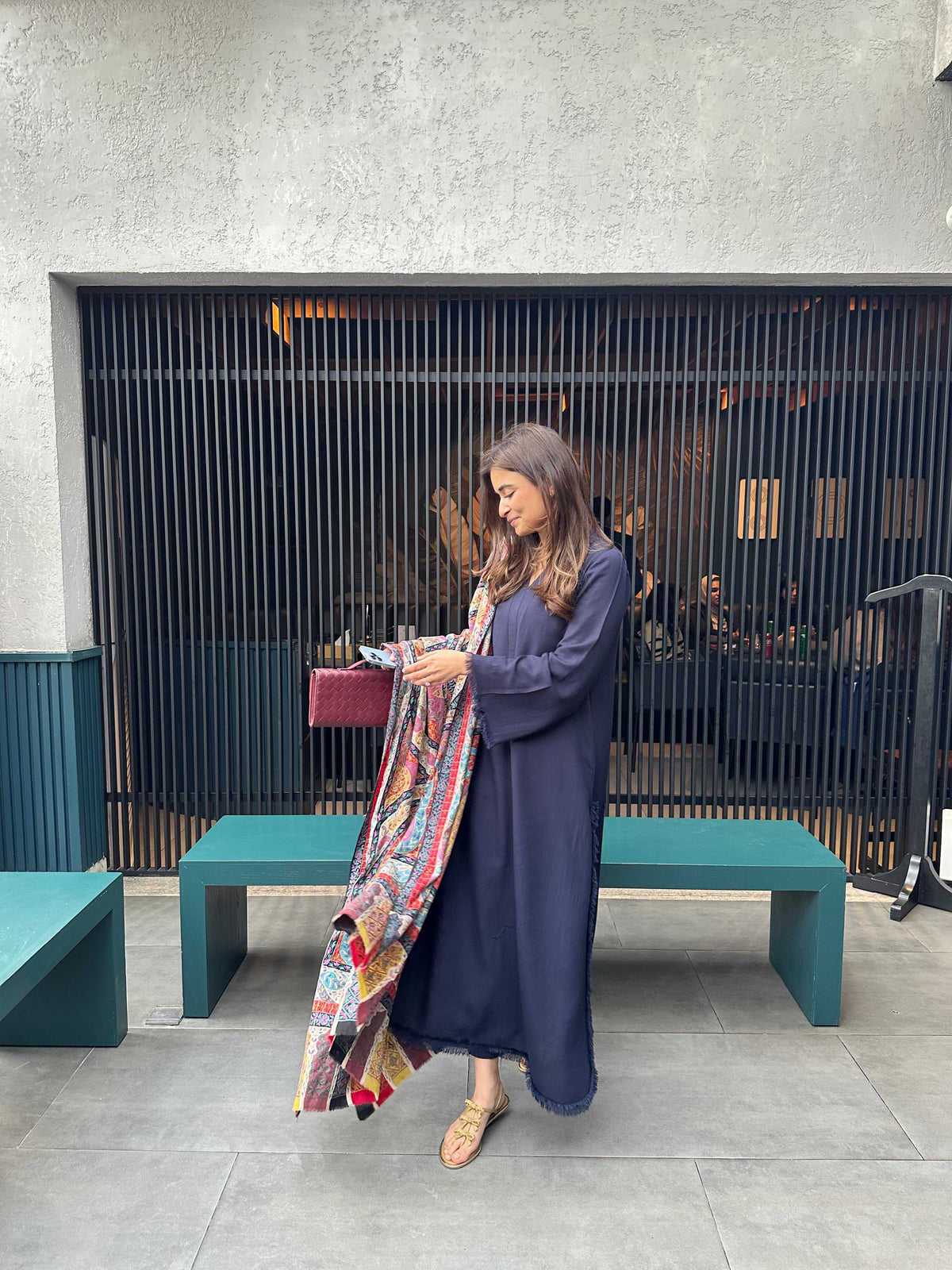 Navy Dhaaga Set