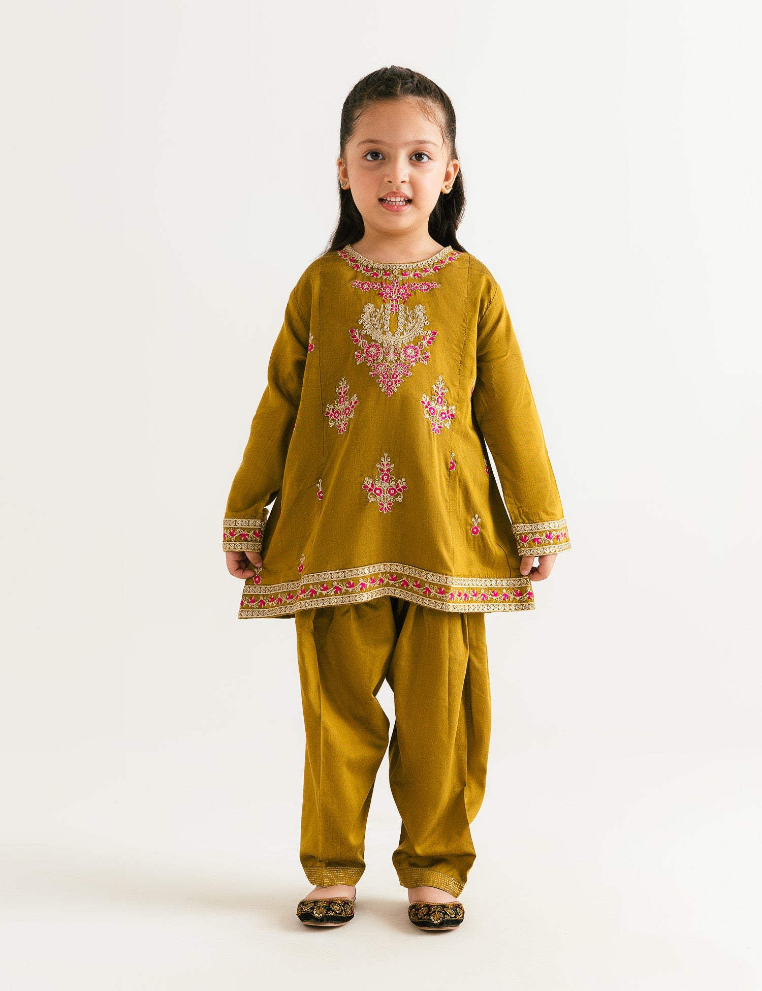 2 PIECE ALLOVER Embroidered SUIT