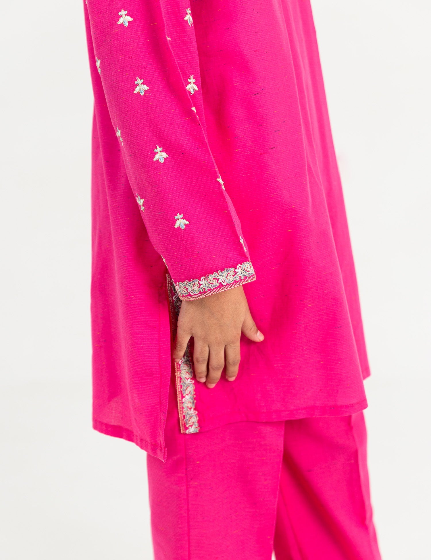 2 Piece Embroidered Suit