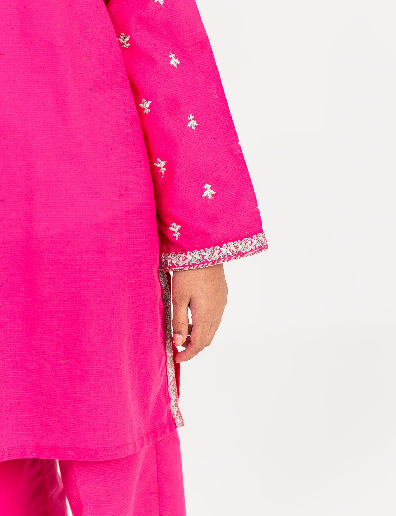 2 Piece Embroidered Suit