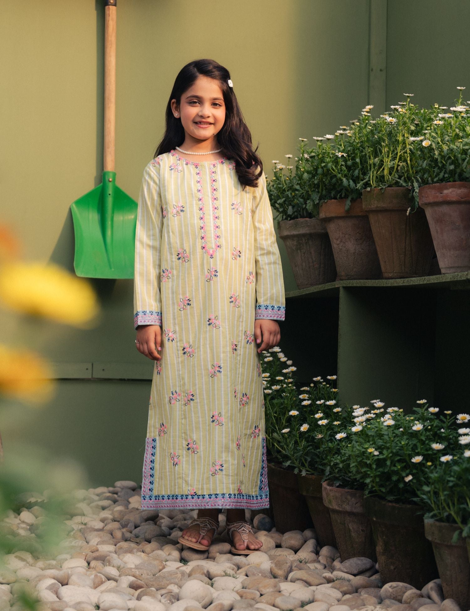 VIBRANT EMBROIDERED DRESS