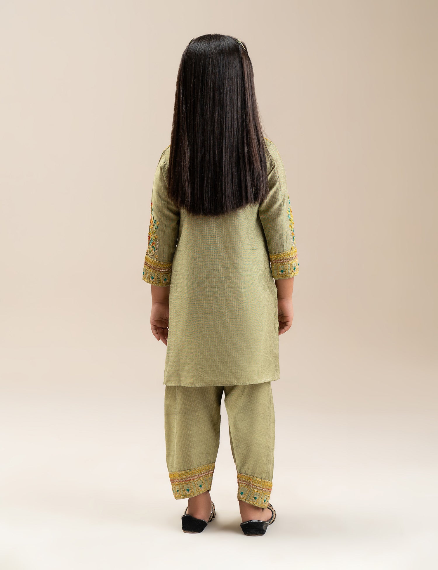 2 PIECE ETHNIC EMBROIDERED SUIT