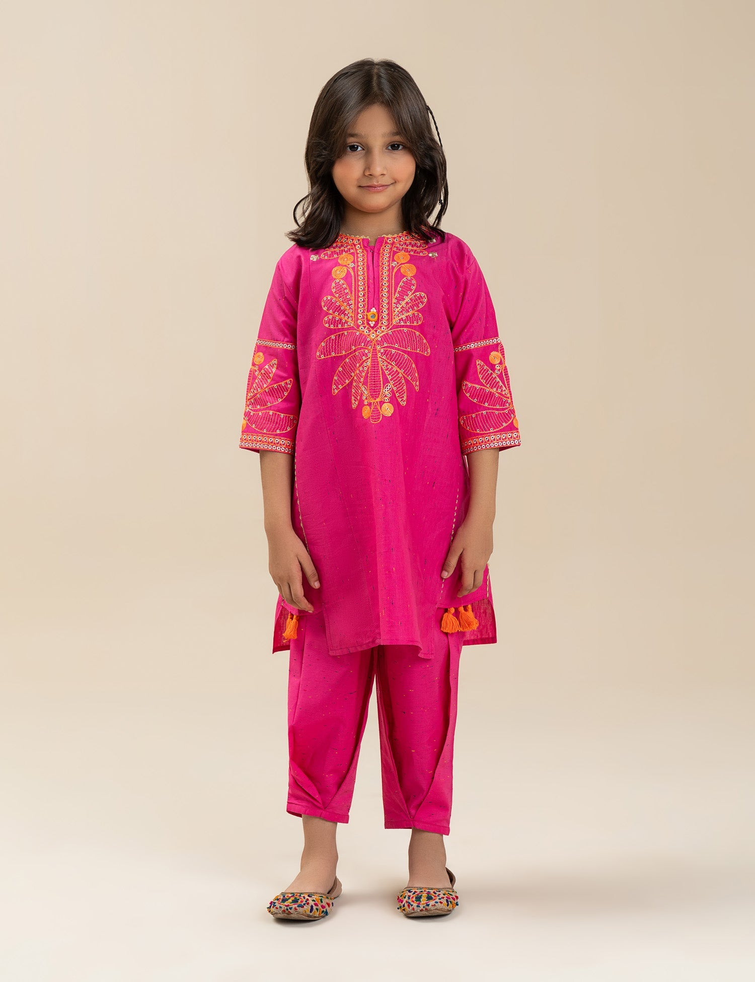 2 PIECE STYLISH EMBROIDERED SUIT