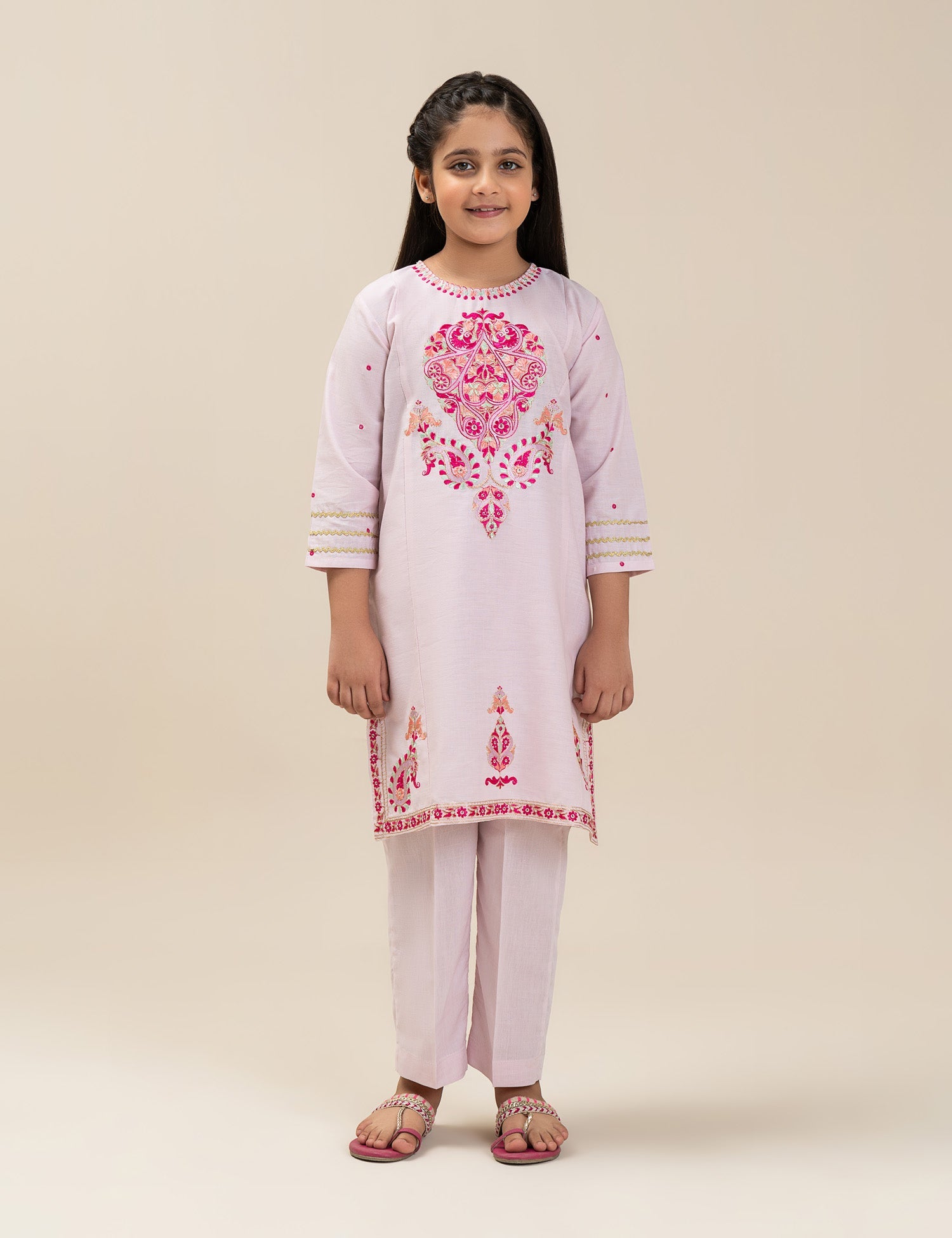 2 PIECE EMBROIDERED SUIT