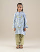 2 Piece Contrast Embroidered Suit