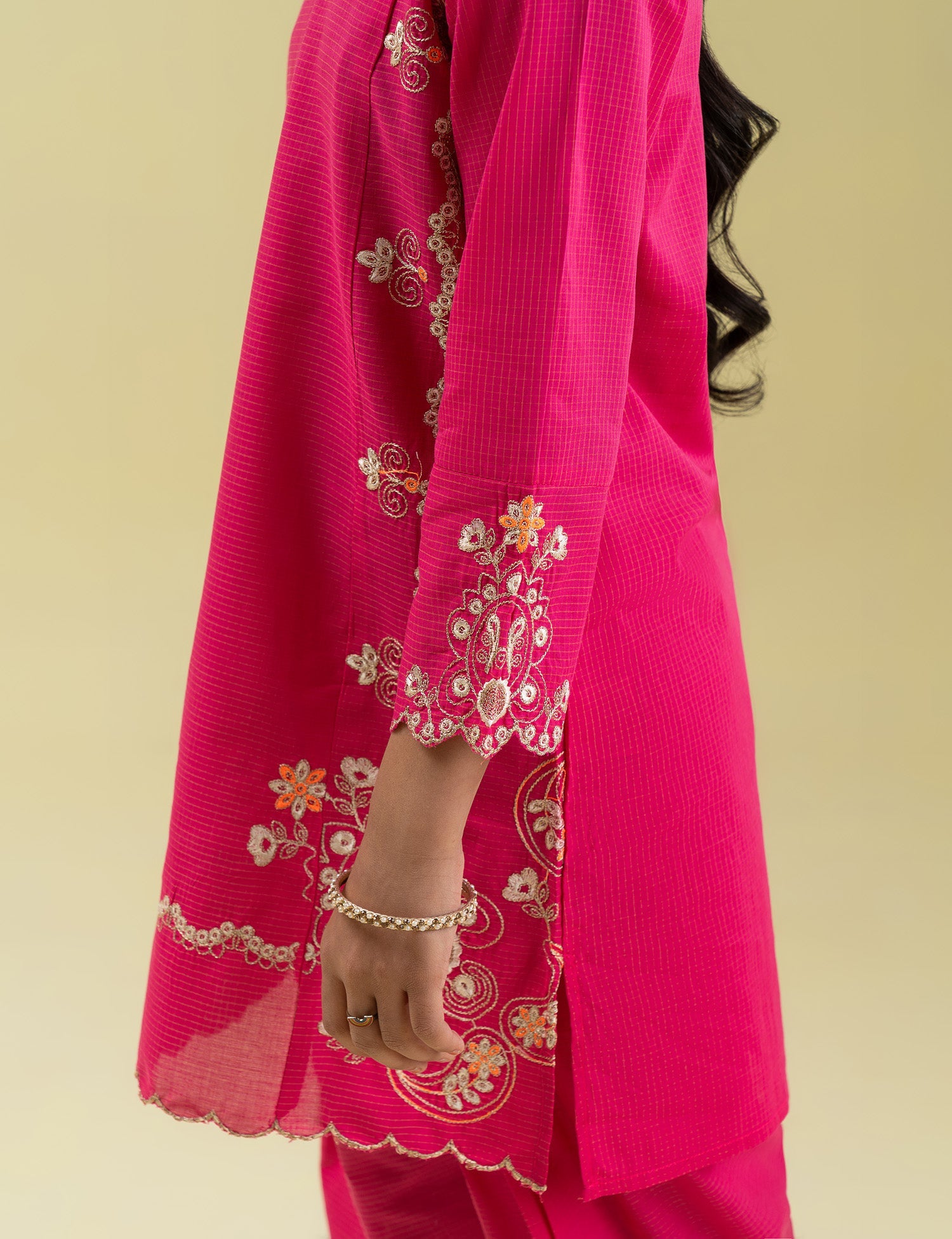 2 PIECE ETHNIC EMBROIDERED SUIT