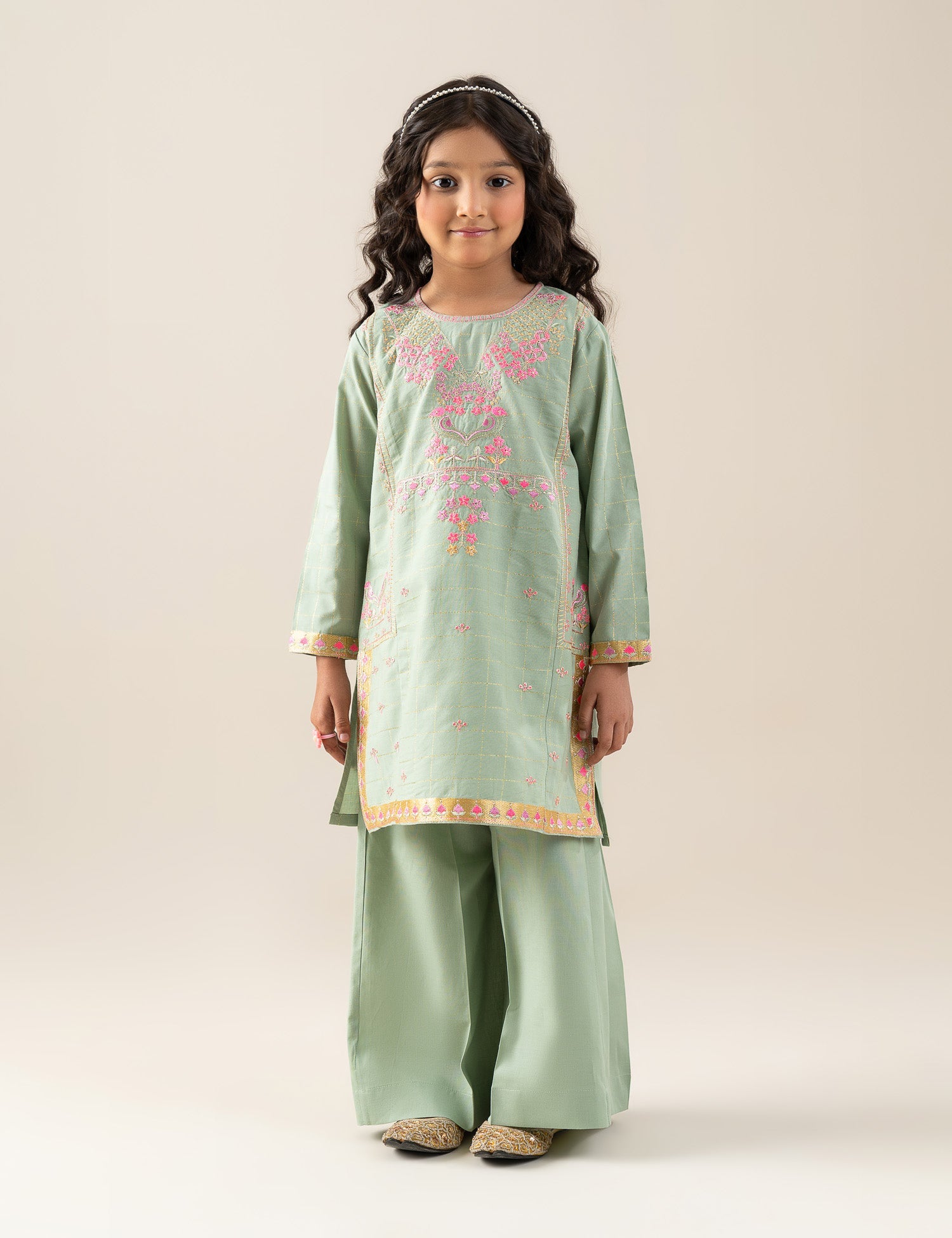 2 PIECE ETHNIC EMBROIDERED SUIT