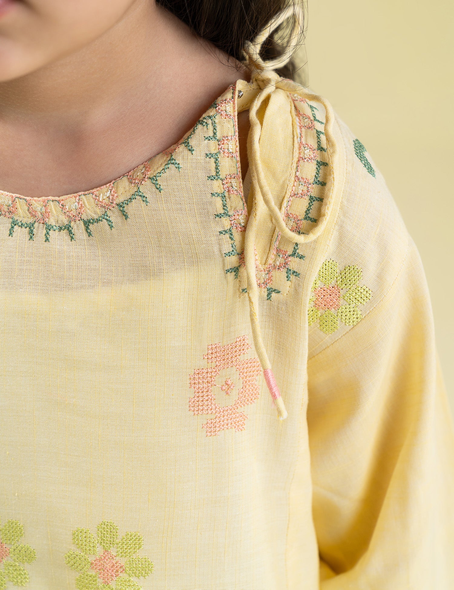 2 PIECE MULTI EMBROIDERED SUIT