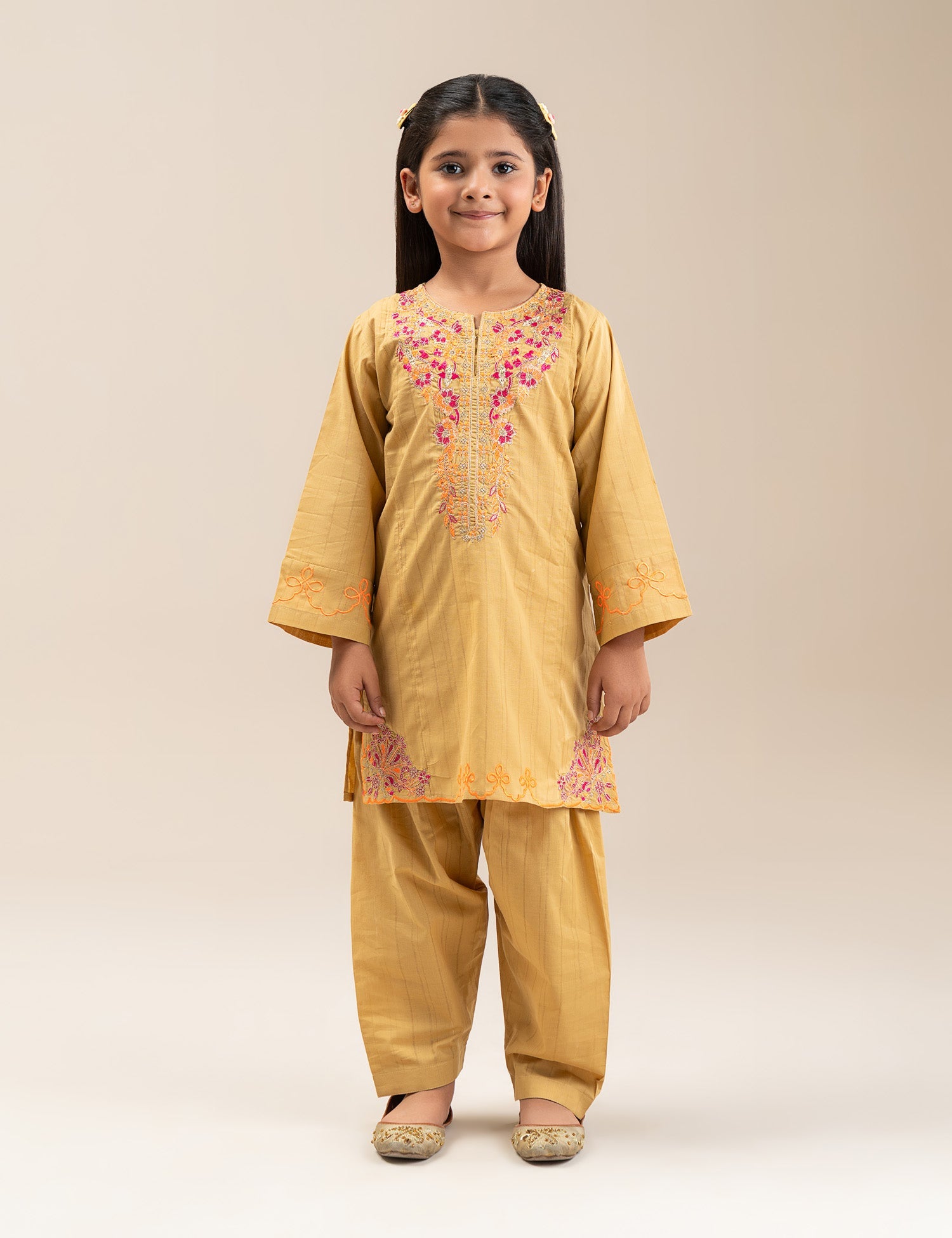 2 PIECE EMBROIDERED SUIT