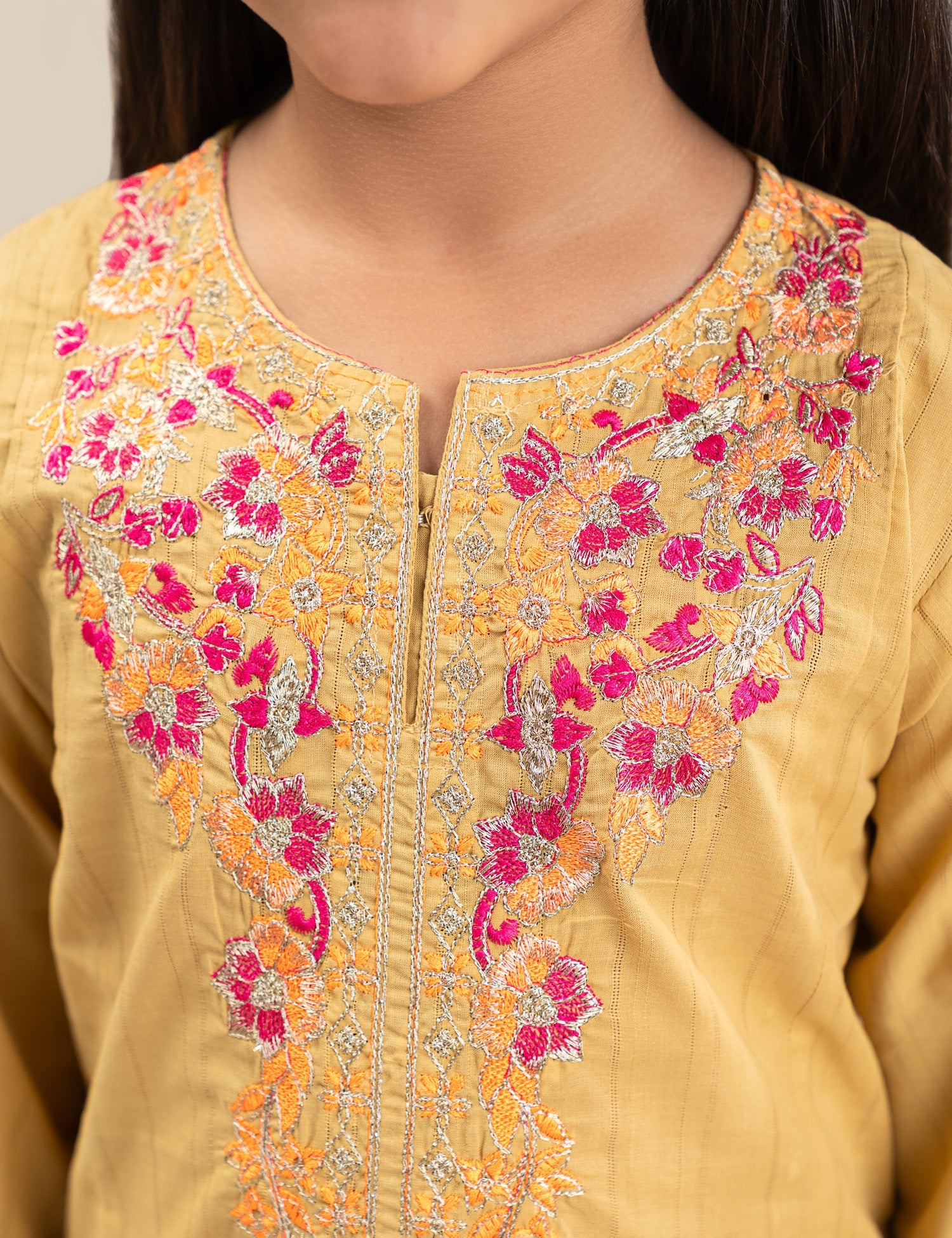 2 PIECE EMBROIDERED SUIT