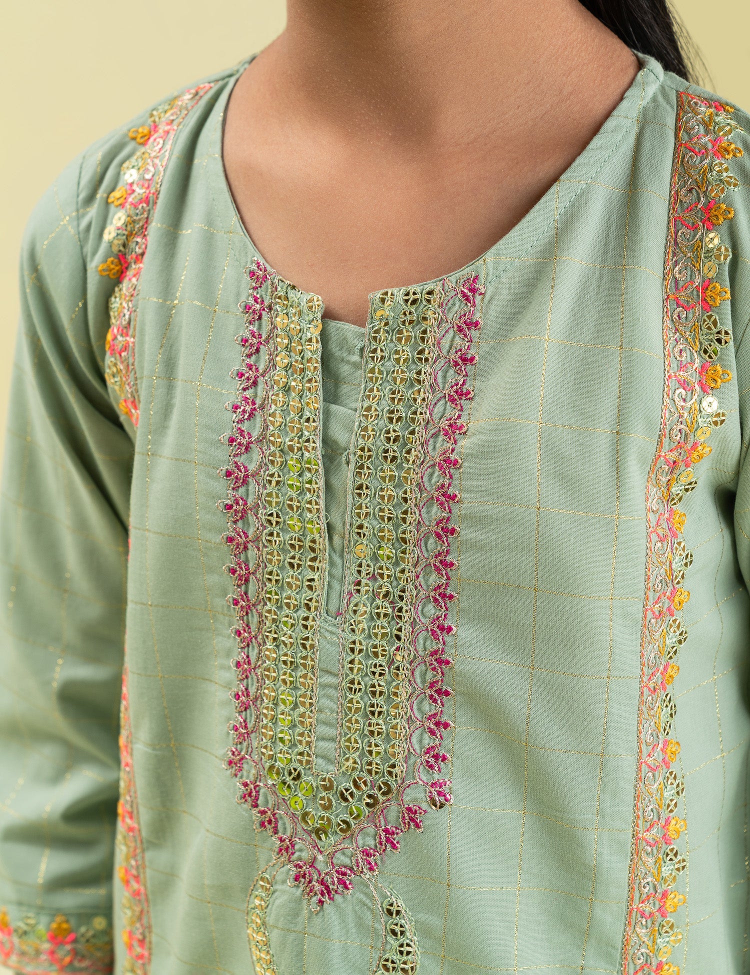 2 PIECE ETHNIC EMBROIDERED SUIT