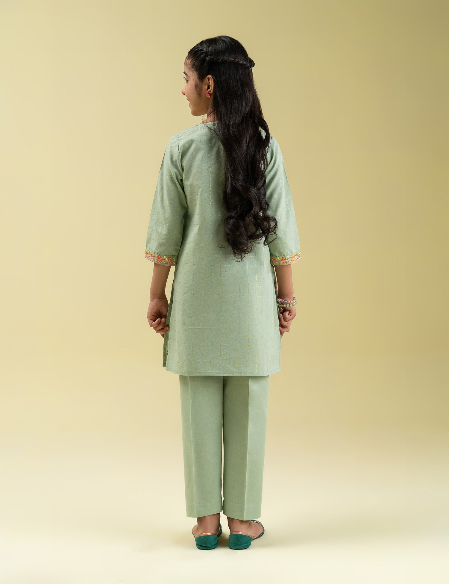 2 PIECE ETHNIC EMBROIDERED SUIT