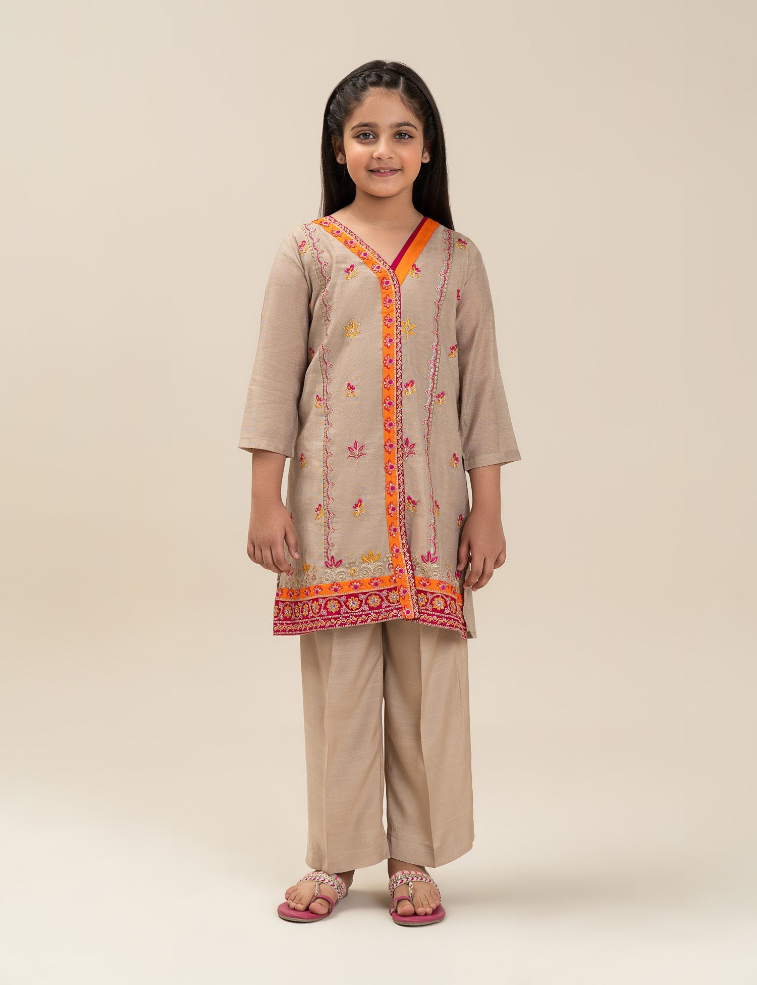 2 PIECE ETHNIC EMBROIDERED SUIT