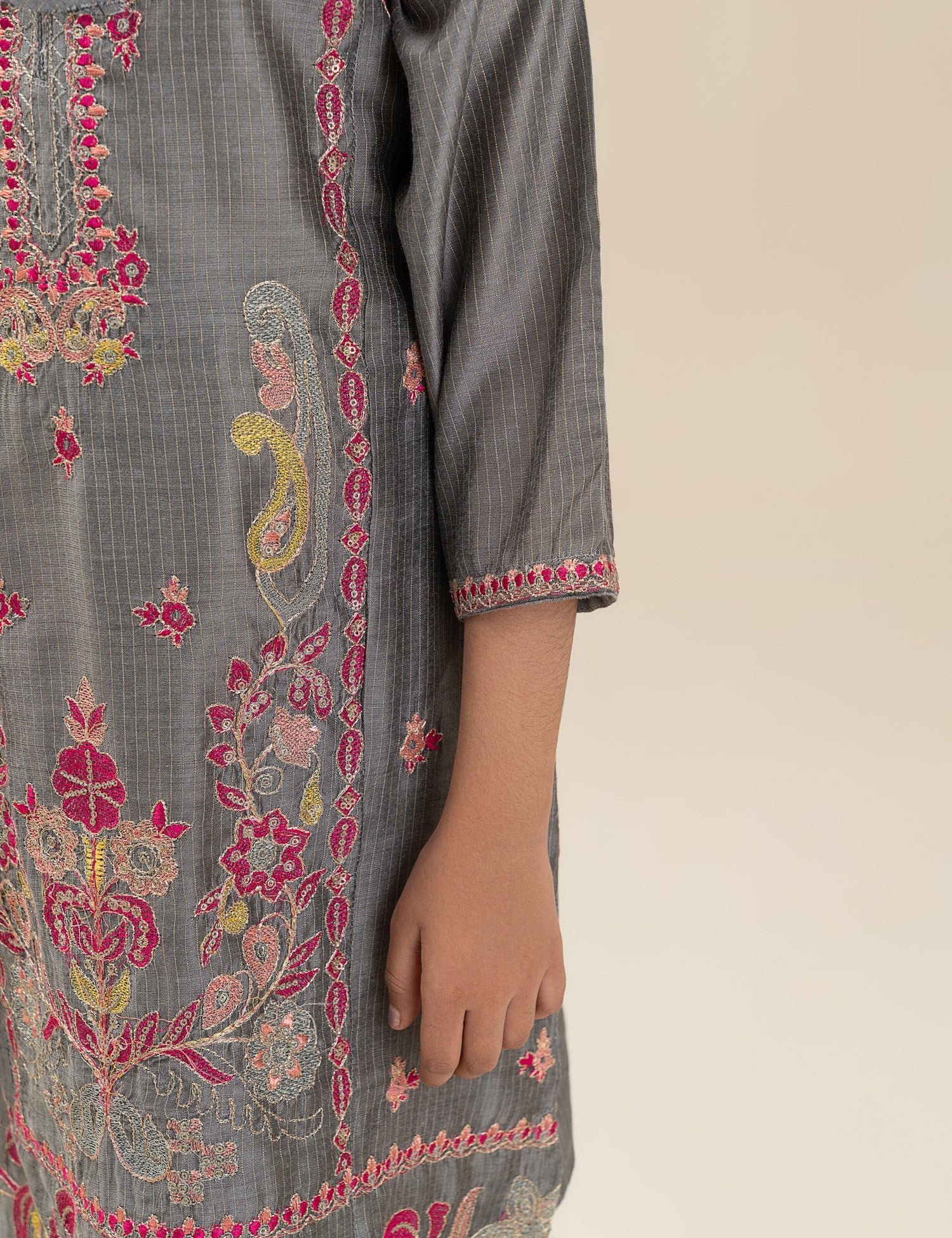 2 PIECE ETHNIC EMBROIDERED SUIT