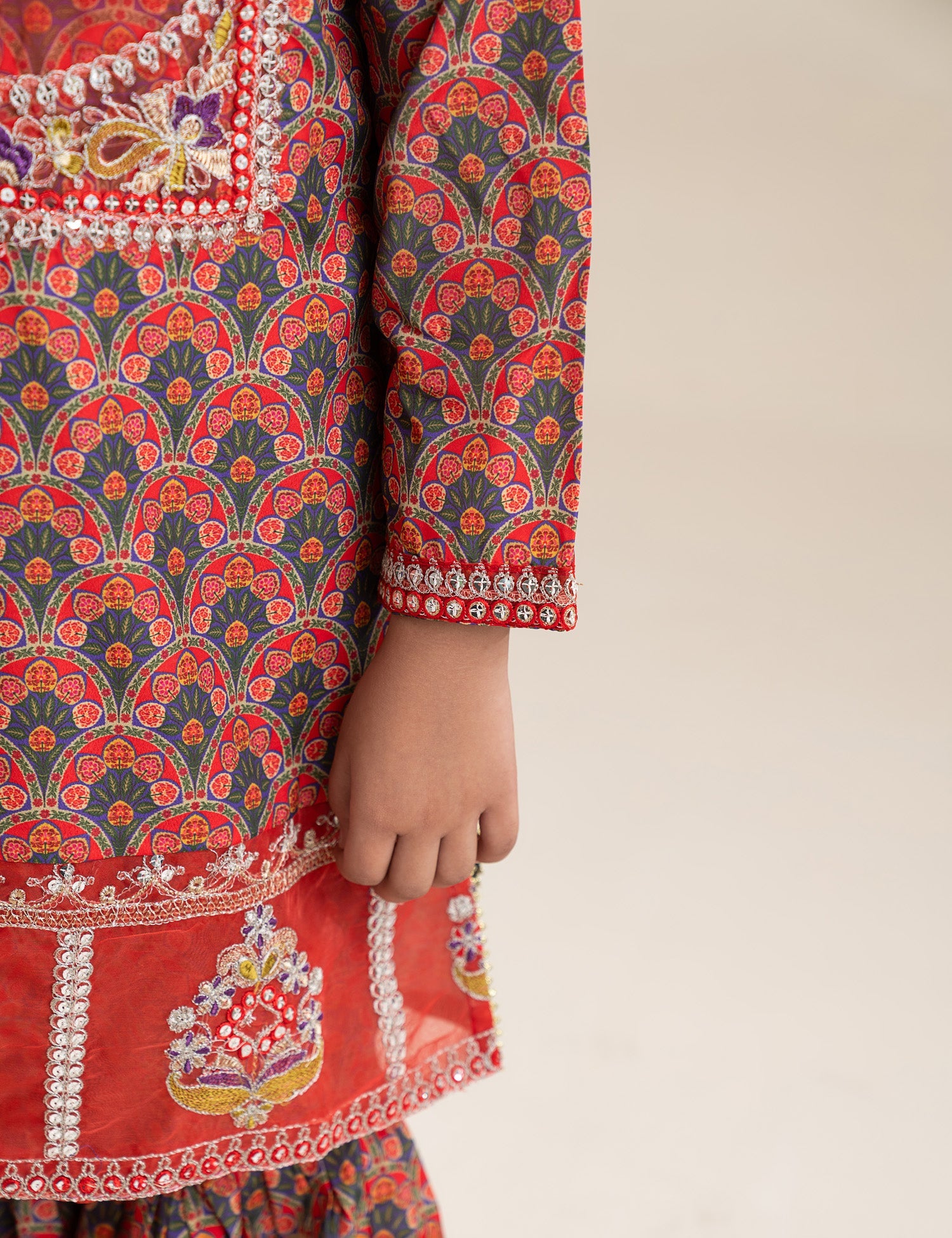 2 PIECE ETHNIC EMBROIDERED SUIT