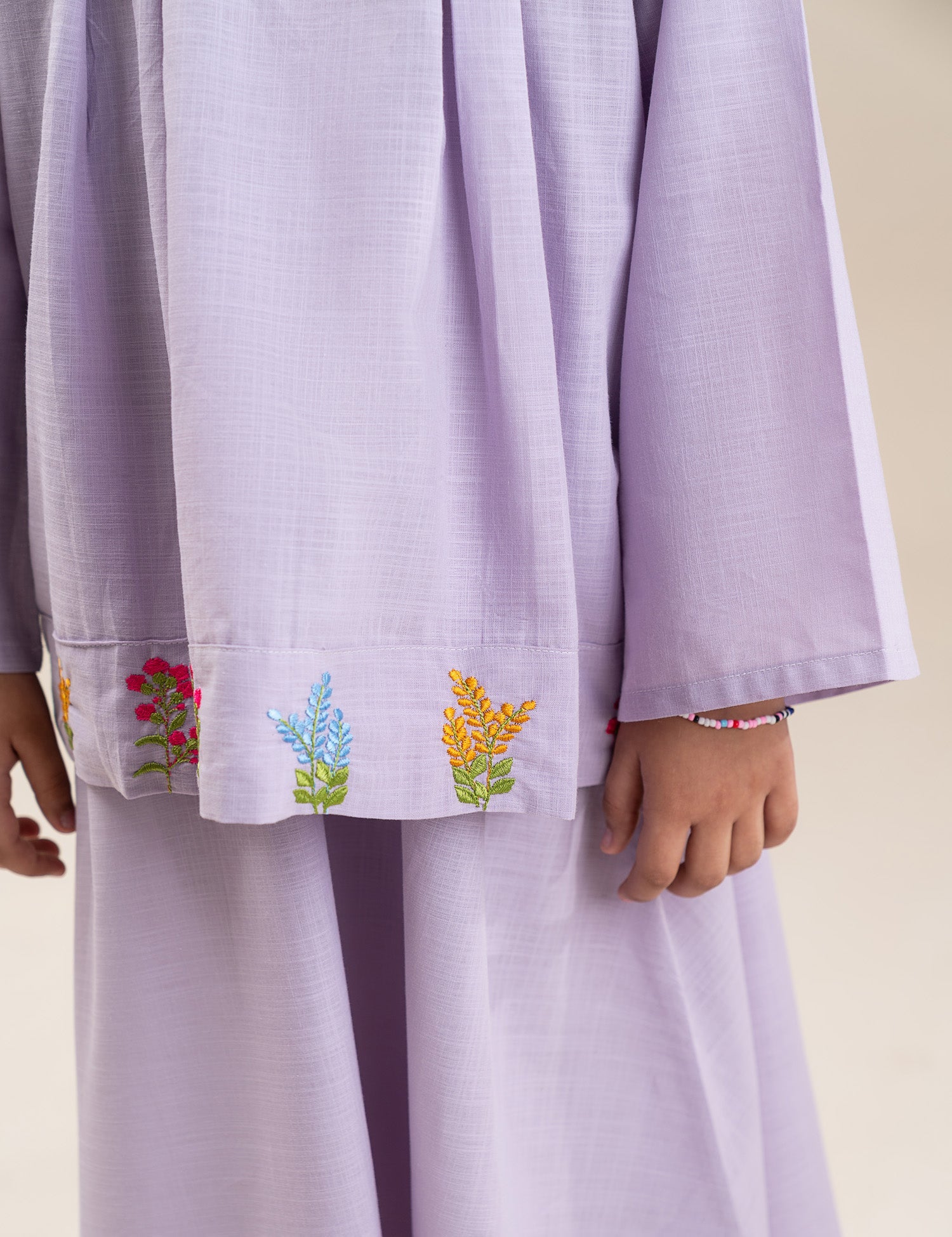 2 PIECE FLORAL EMBROIDERED SUIT