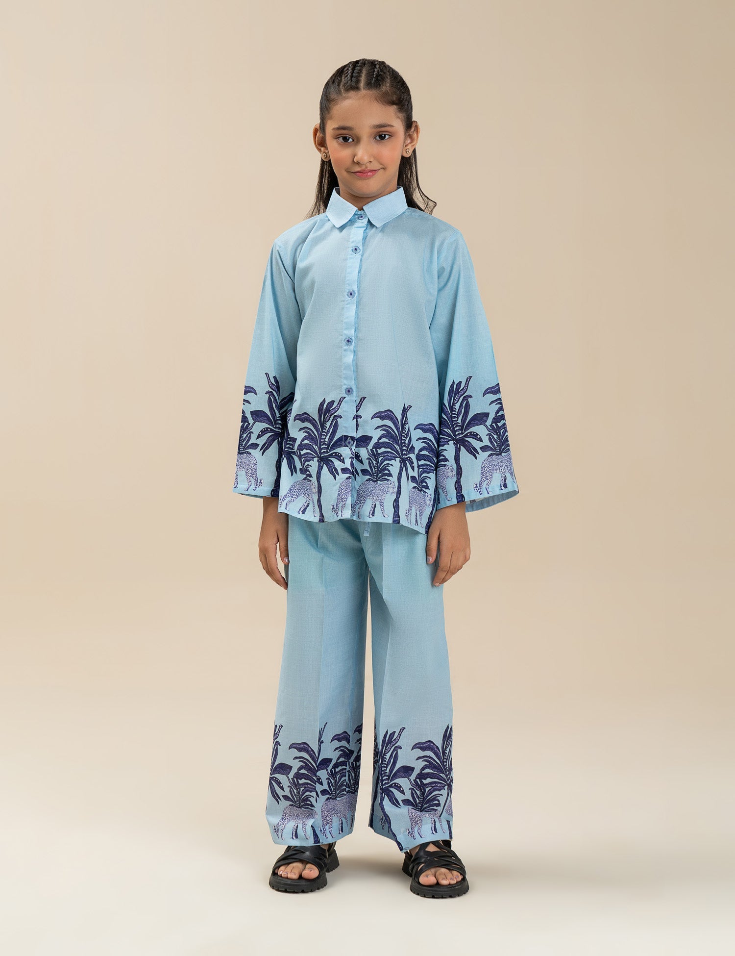 2 PIECE TROPICAL PRINTED SUIT