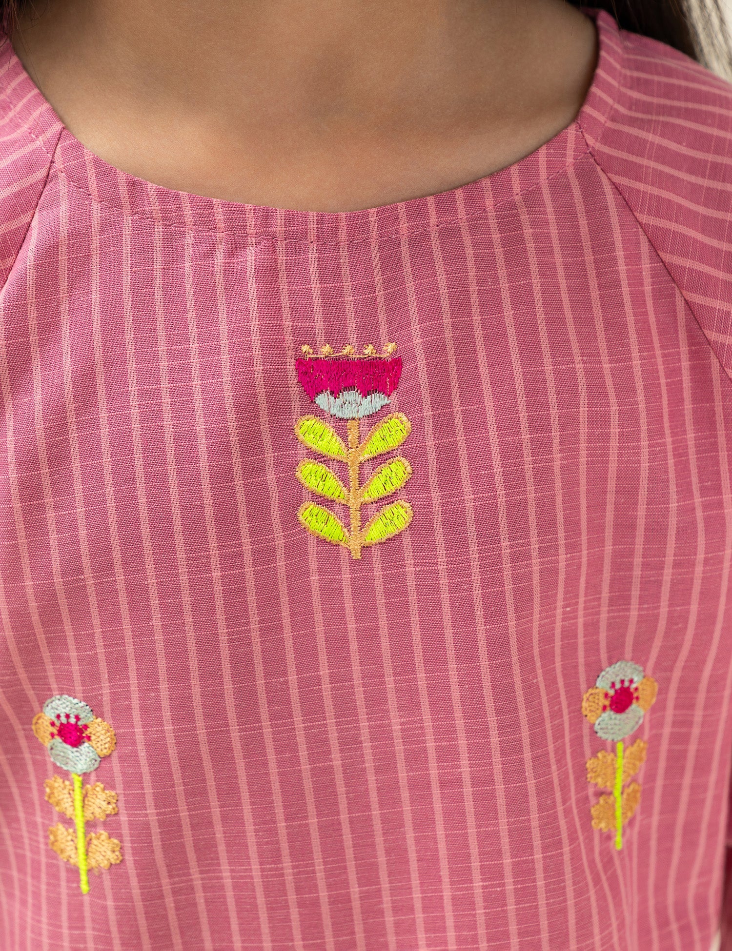 2 PIECE VIBRANT EMBROIDERED SUIT