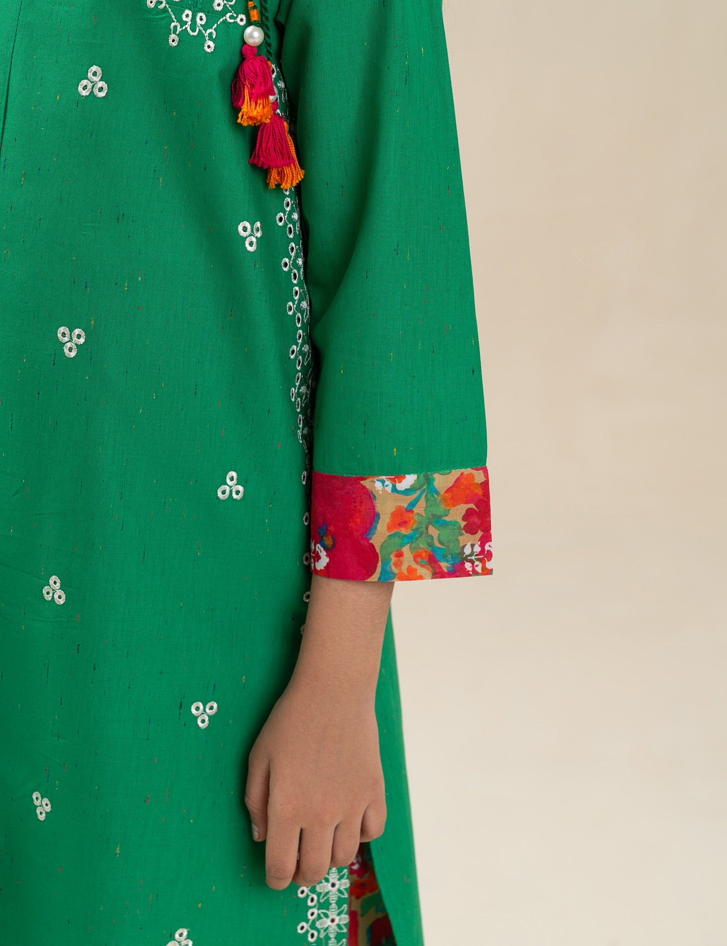 2 PIECE EMBROIDERED SUIT