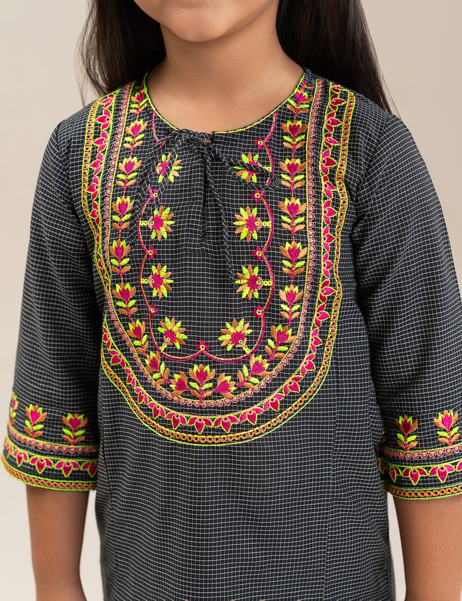 2 PIECE ETHNIC EMBROIDERED SUIT