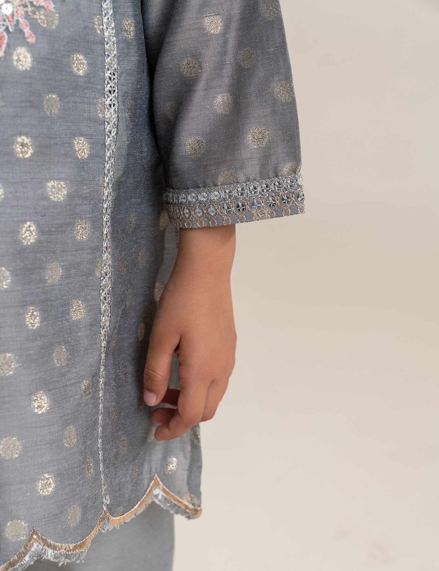 2 PIECE ETHNIC EMBROIDERED SUIT