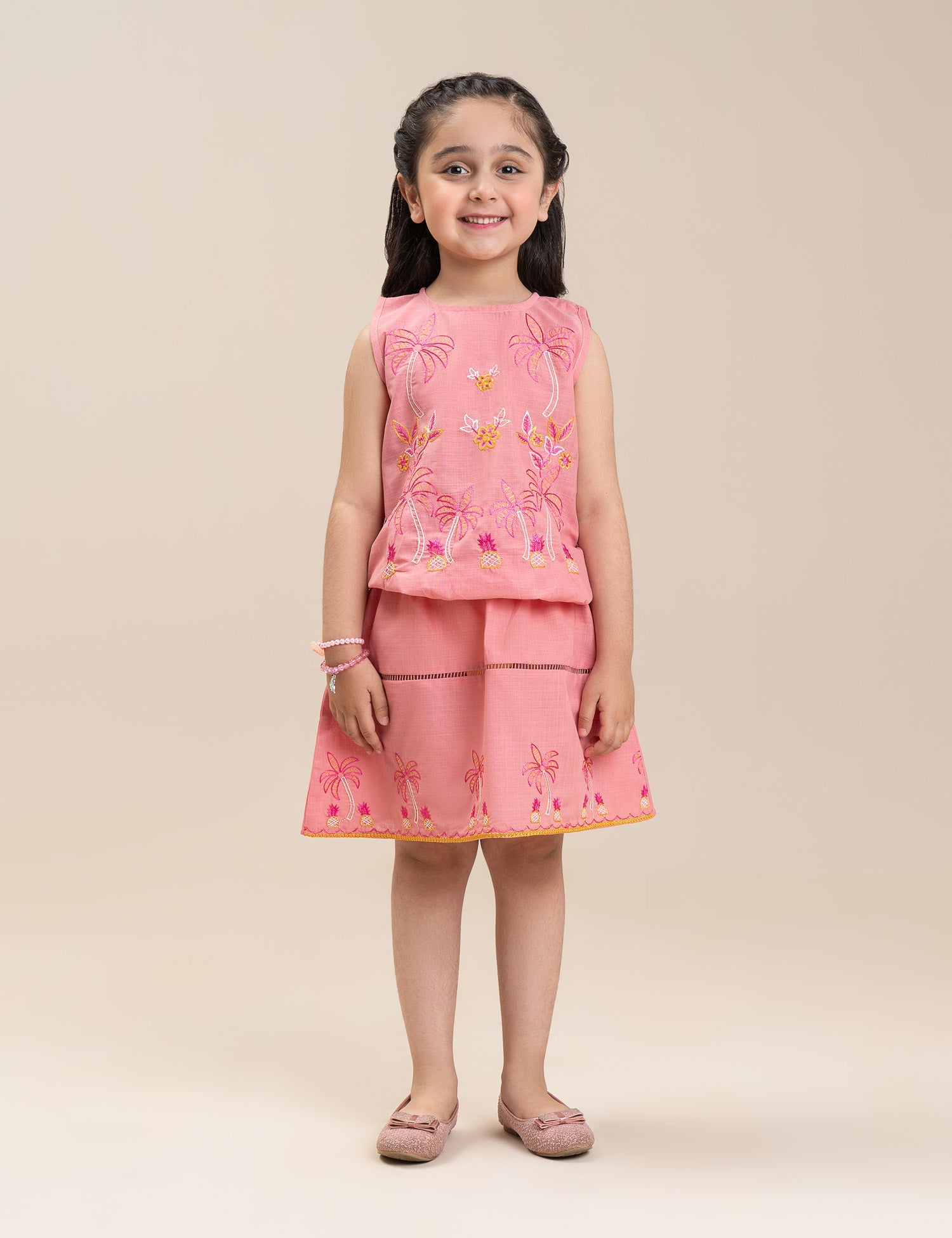 2 PIECE EMBROIDERED SUIT