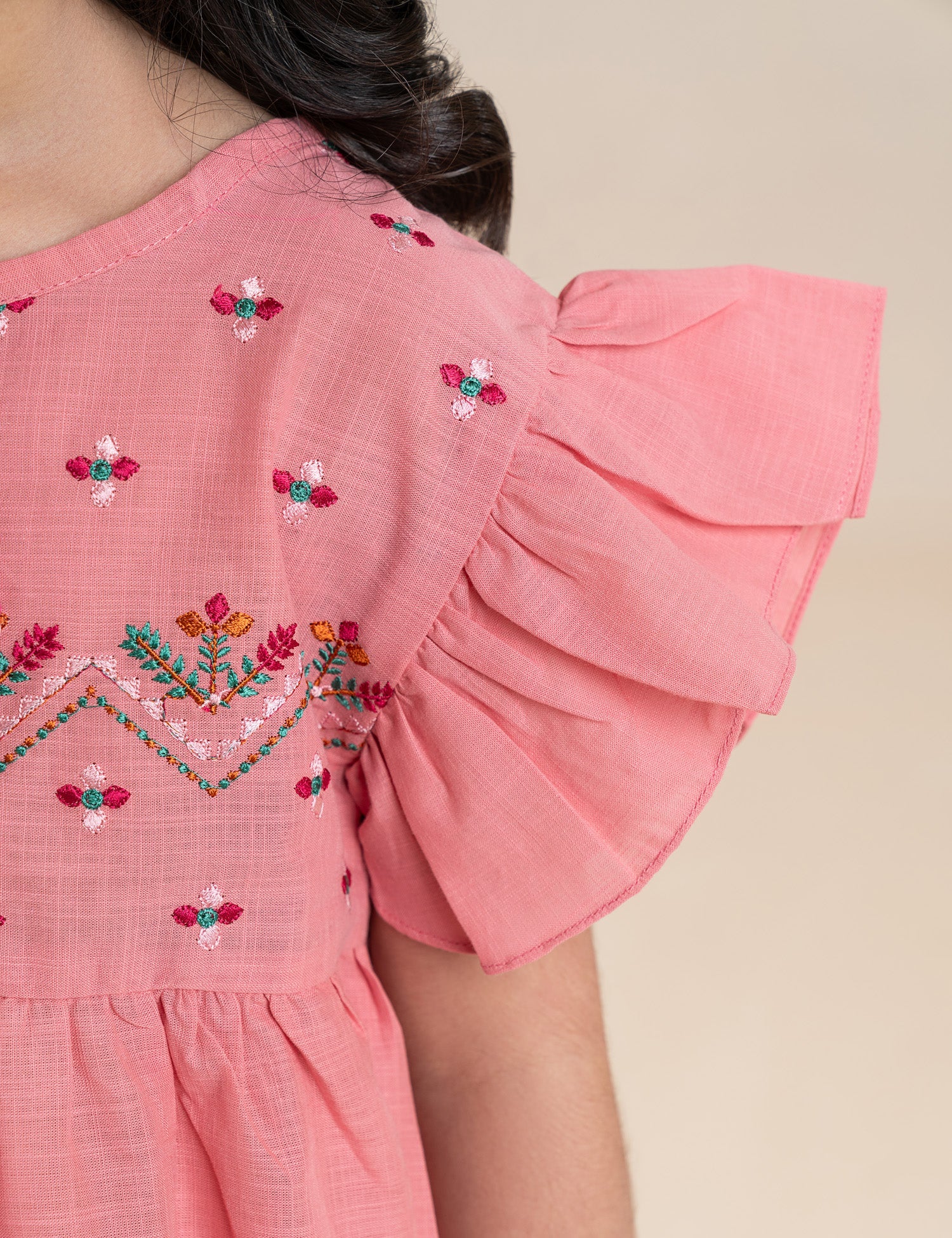 2 PIECE EMBROIDERED SUIT