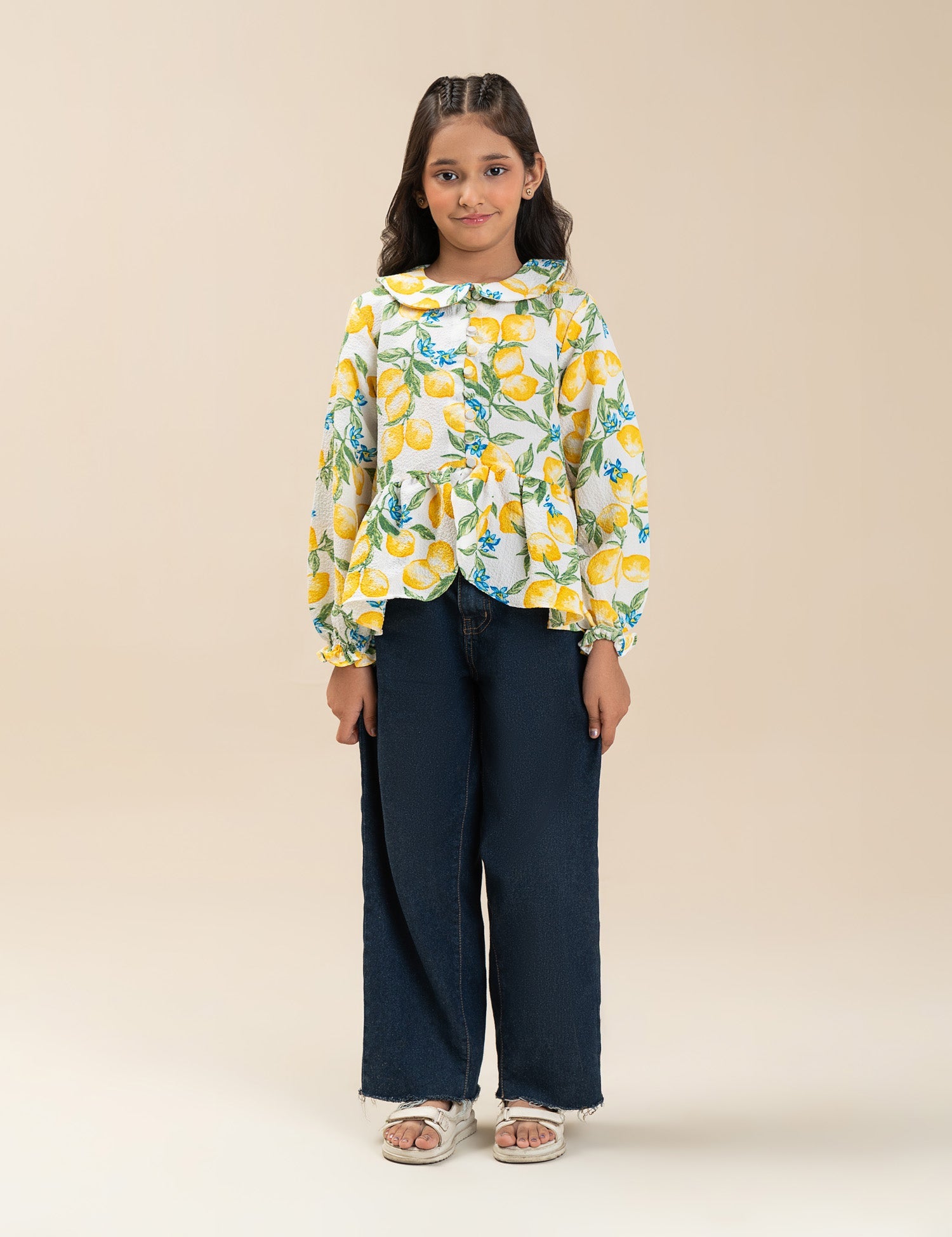 LEMON PRINTED TOP