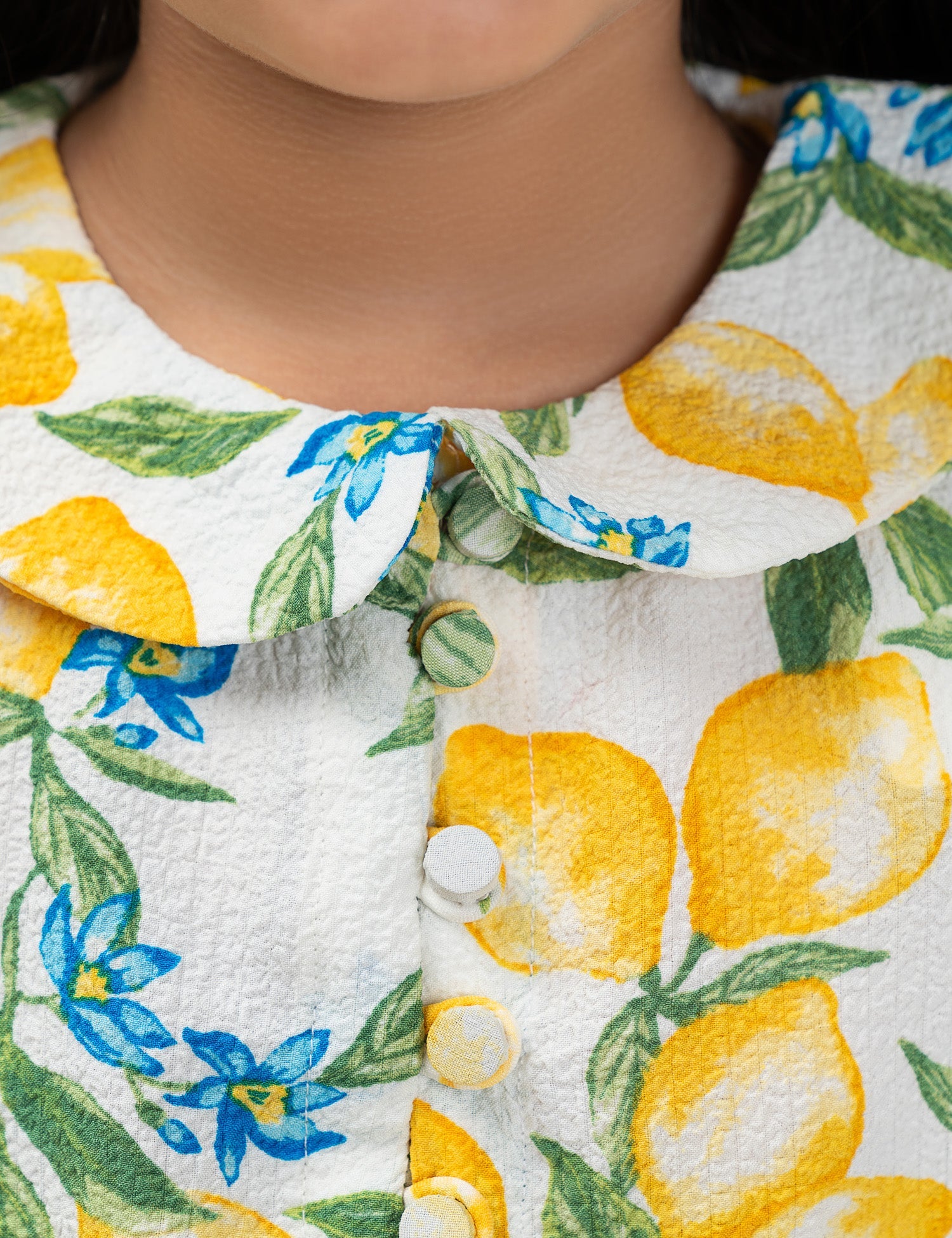 2 PIECE LEMON PRINTED SUIT