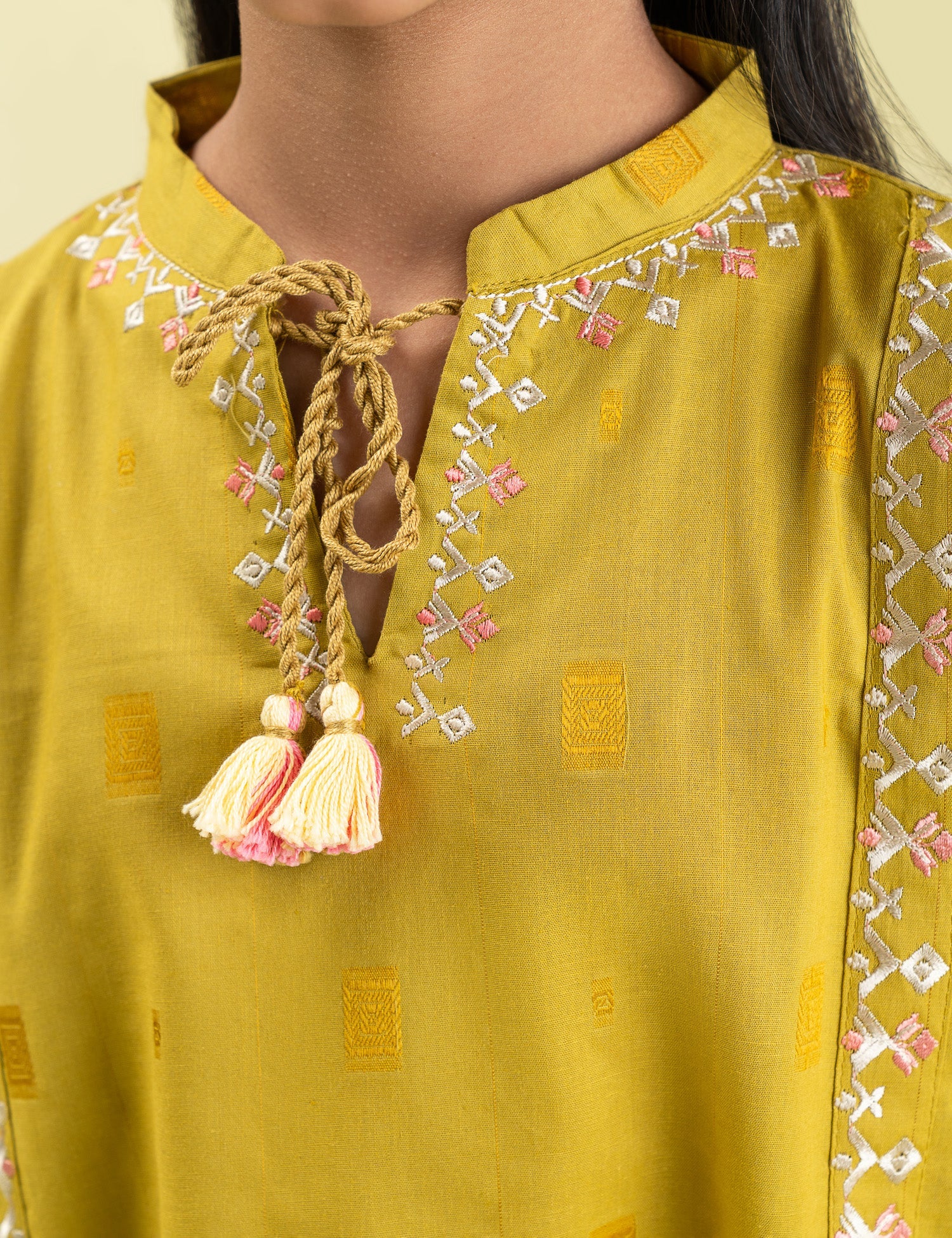 2 PIECE EMBROIDERED SUIT