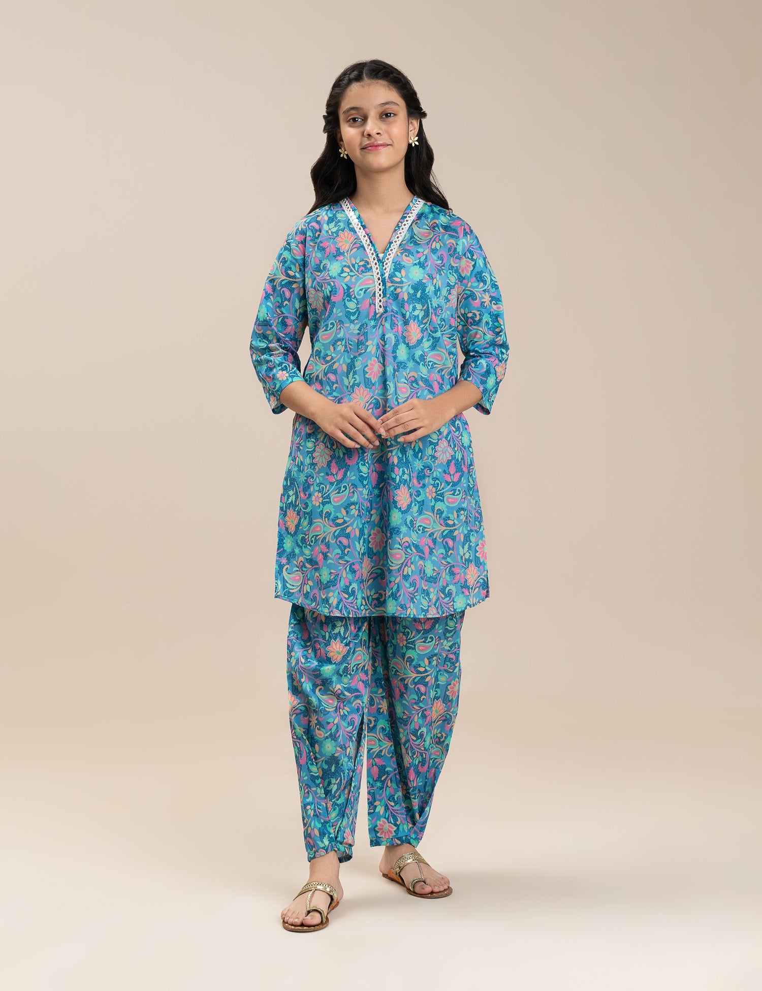 2 PIECE PRINTED SUIT