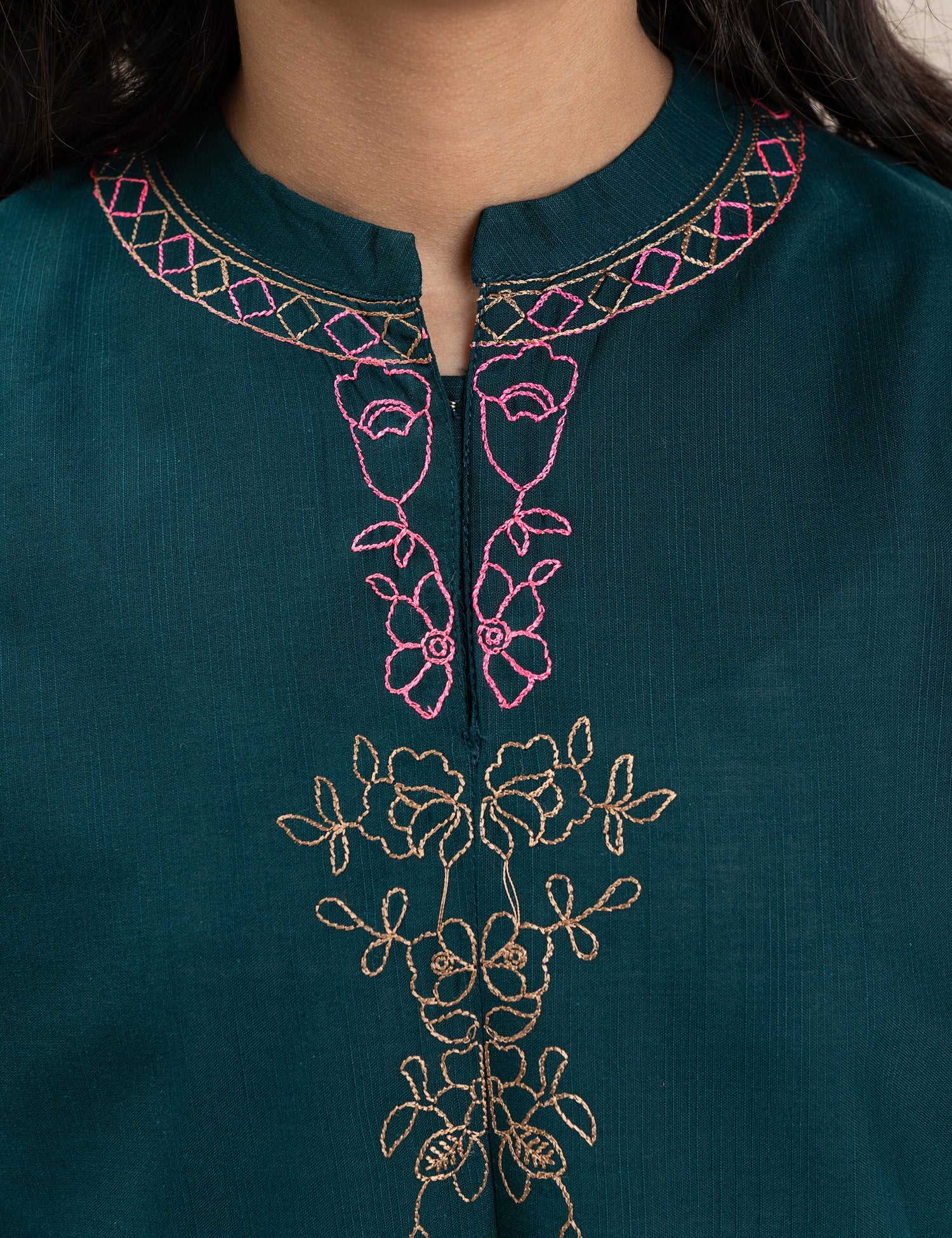 2 PIECE ETHNIC EMBROIDERED SUIT